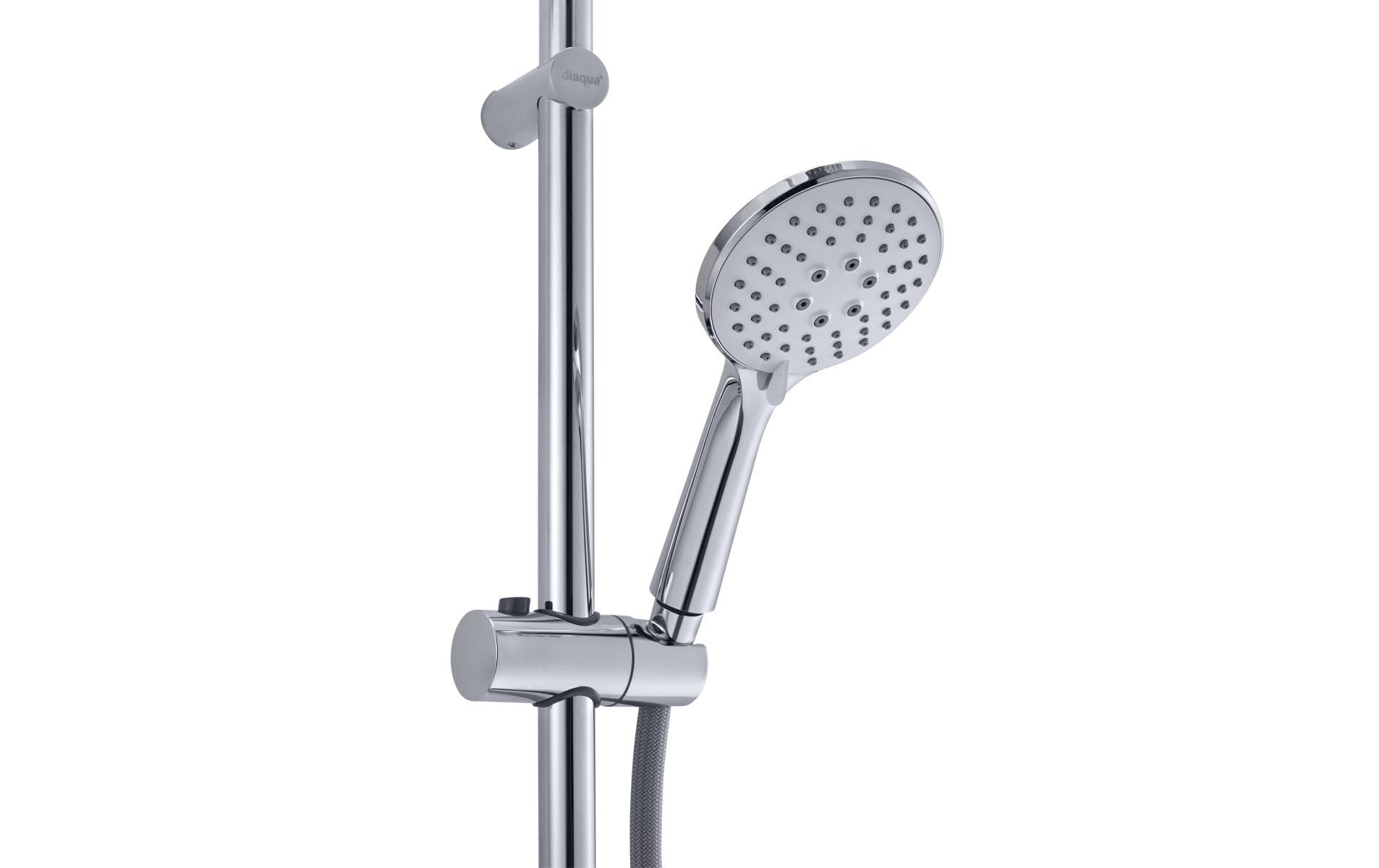 diaqua® Brausegarnitur »Naiad Turn, Verchromt«