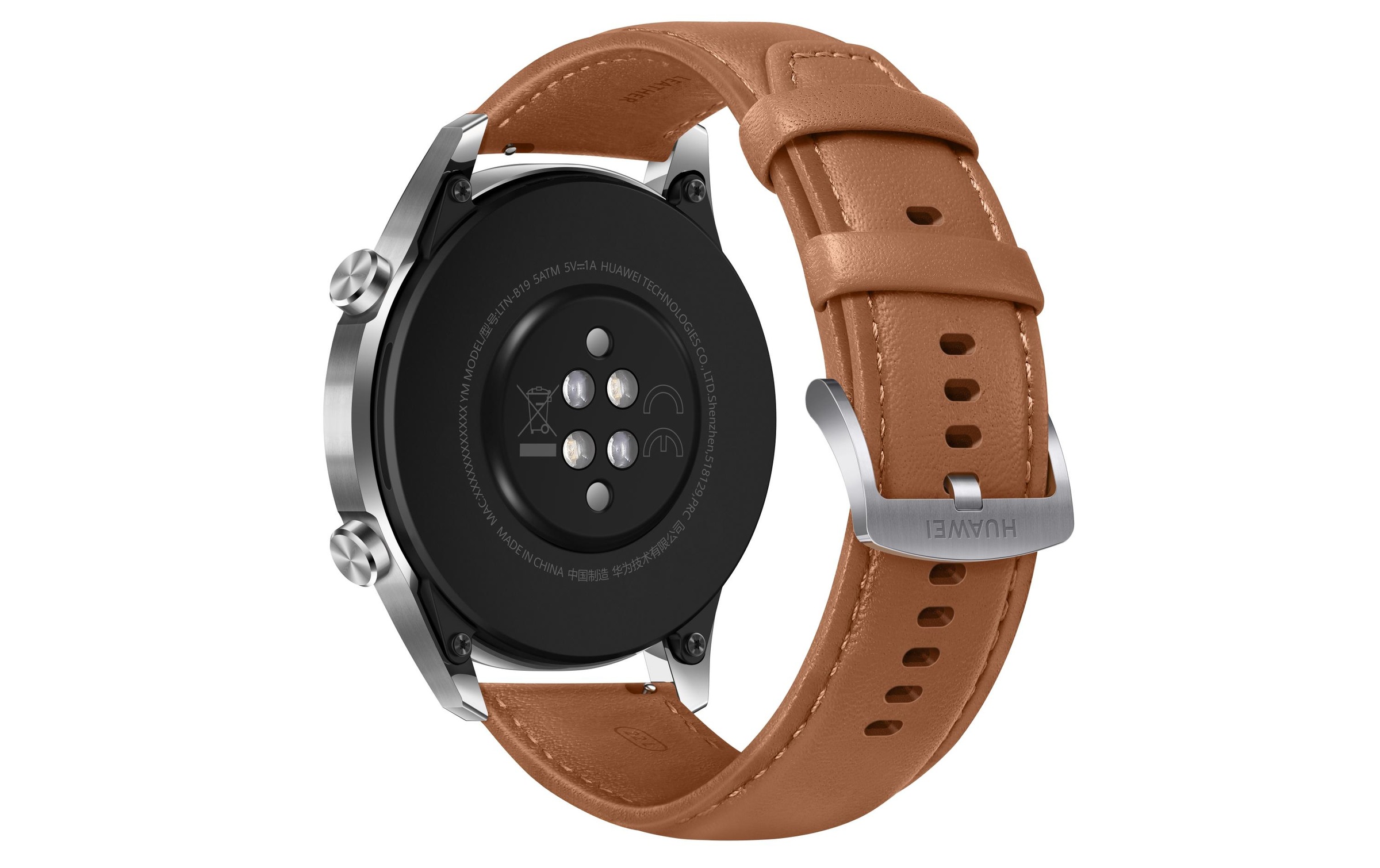 Huawei Smartwatch »Watch GT2 46 mm Classic Brown«