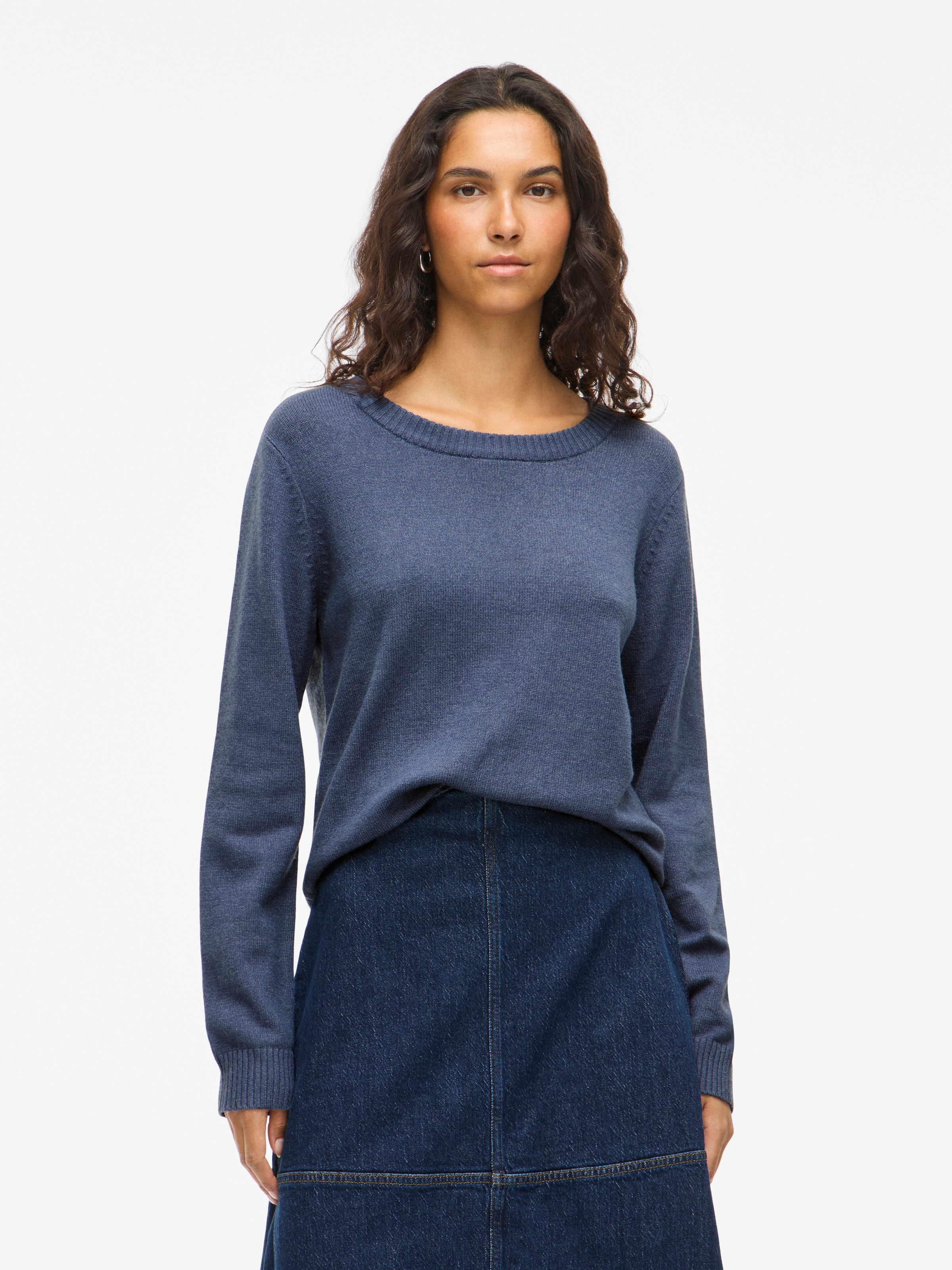 Vila Rundhalspullover »VIRIL O-NECK L/S KNIT TOP - NOOS«