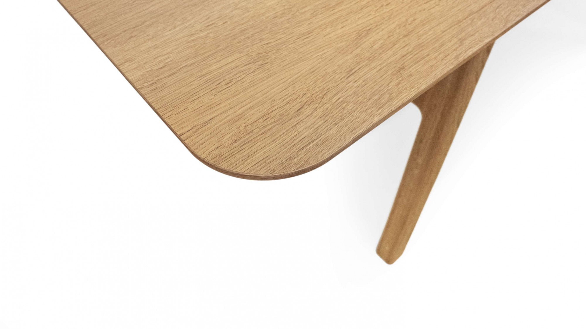 Woodman Esstisch »Curved«, Scandi Design, Breite 180 cm, ausziehbar auf 220 cm, FSC®-zertifiziert