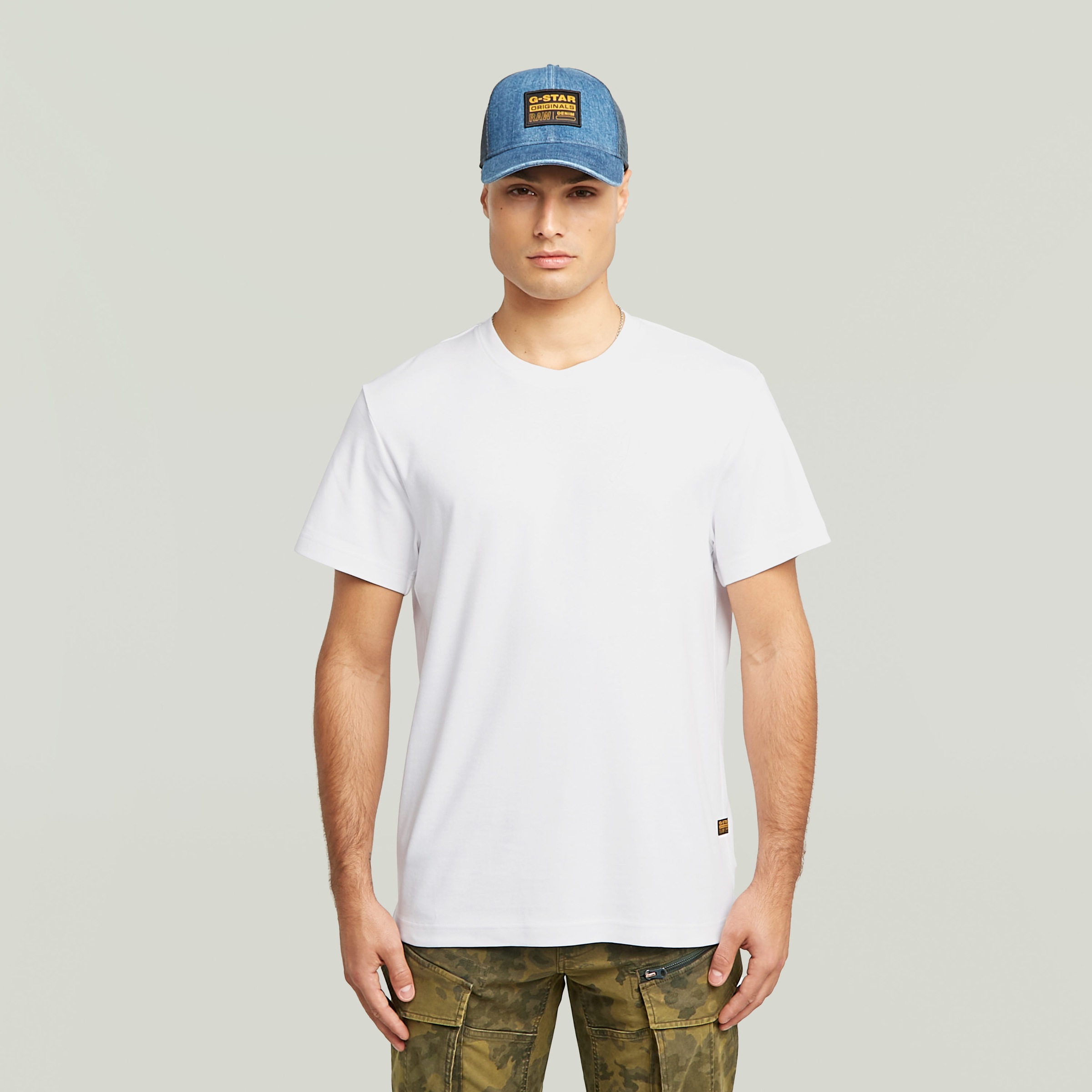 G-STAR T-Shirt »Script« mit Rundhals, aus Baumwolle