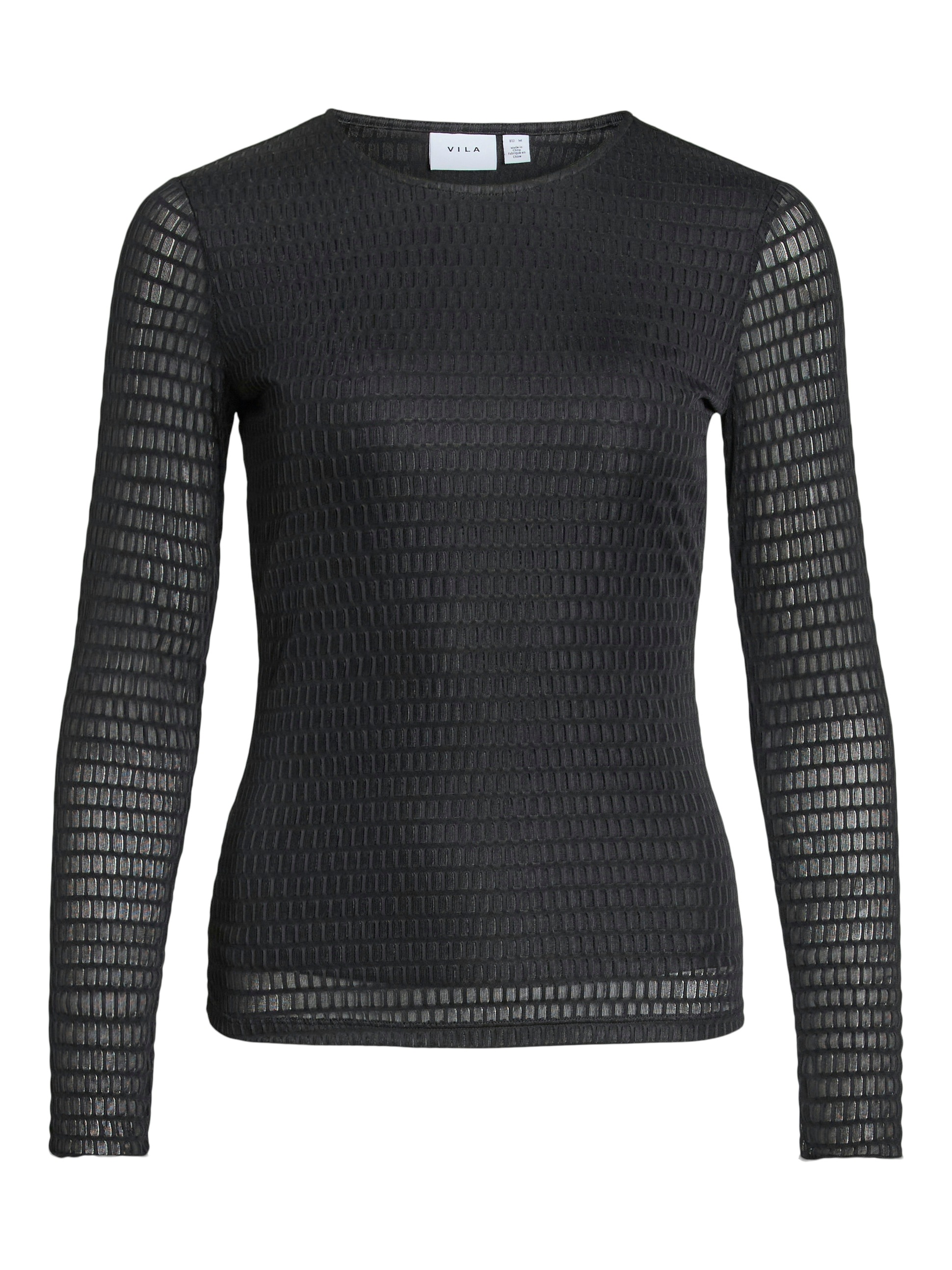 Vila Langarmshirt »VILARINE O-NECK L/S TOP - NOOS«