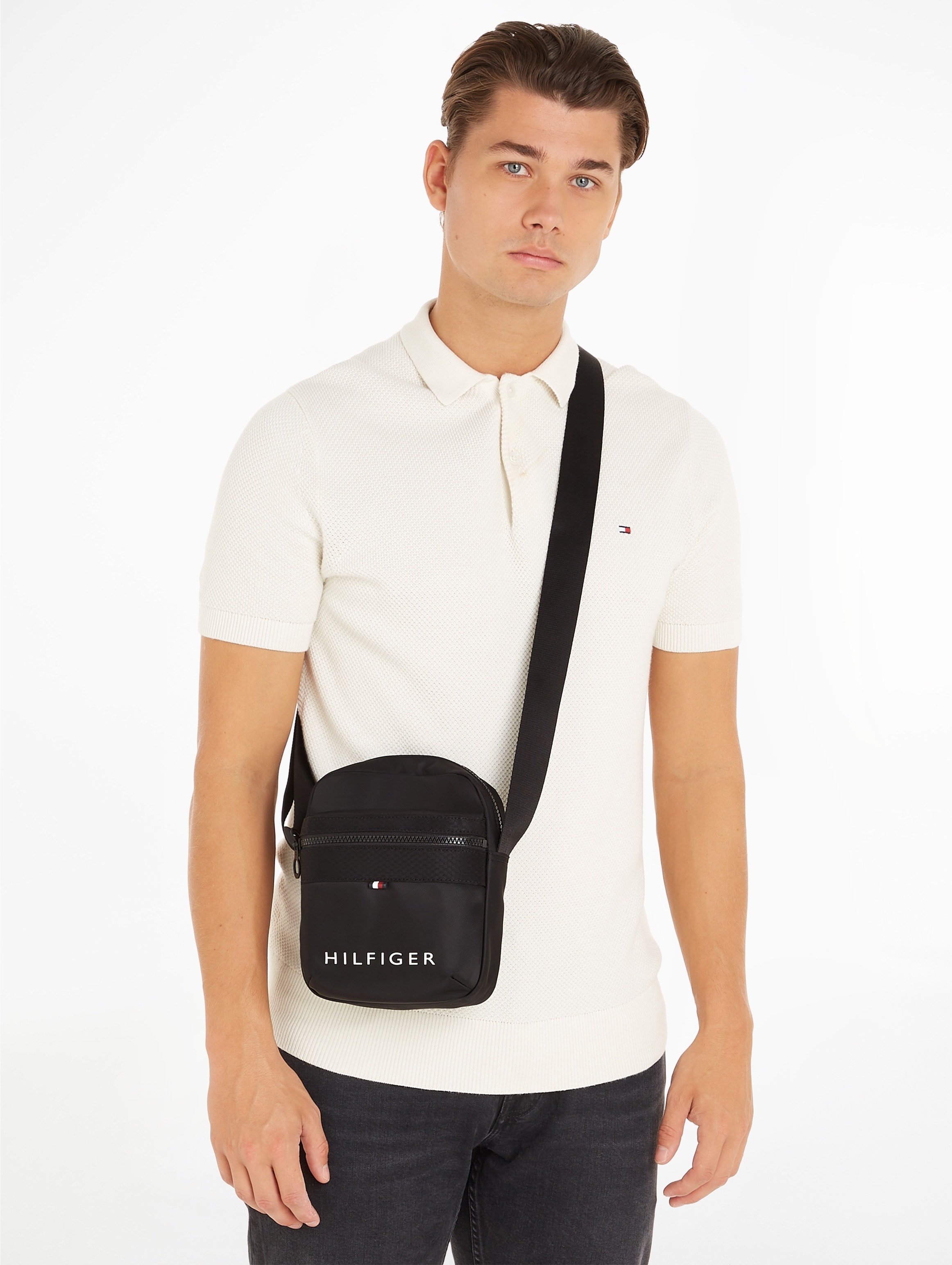 Tommy Hilfiger Mini Bag »TH SKYLINE MINI REPORTER«, mit Markenlogo vorne  online shoppen | Jelmoli-Versand