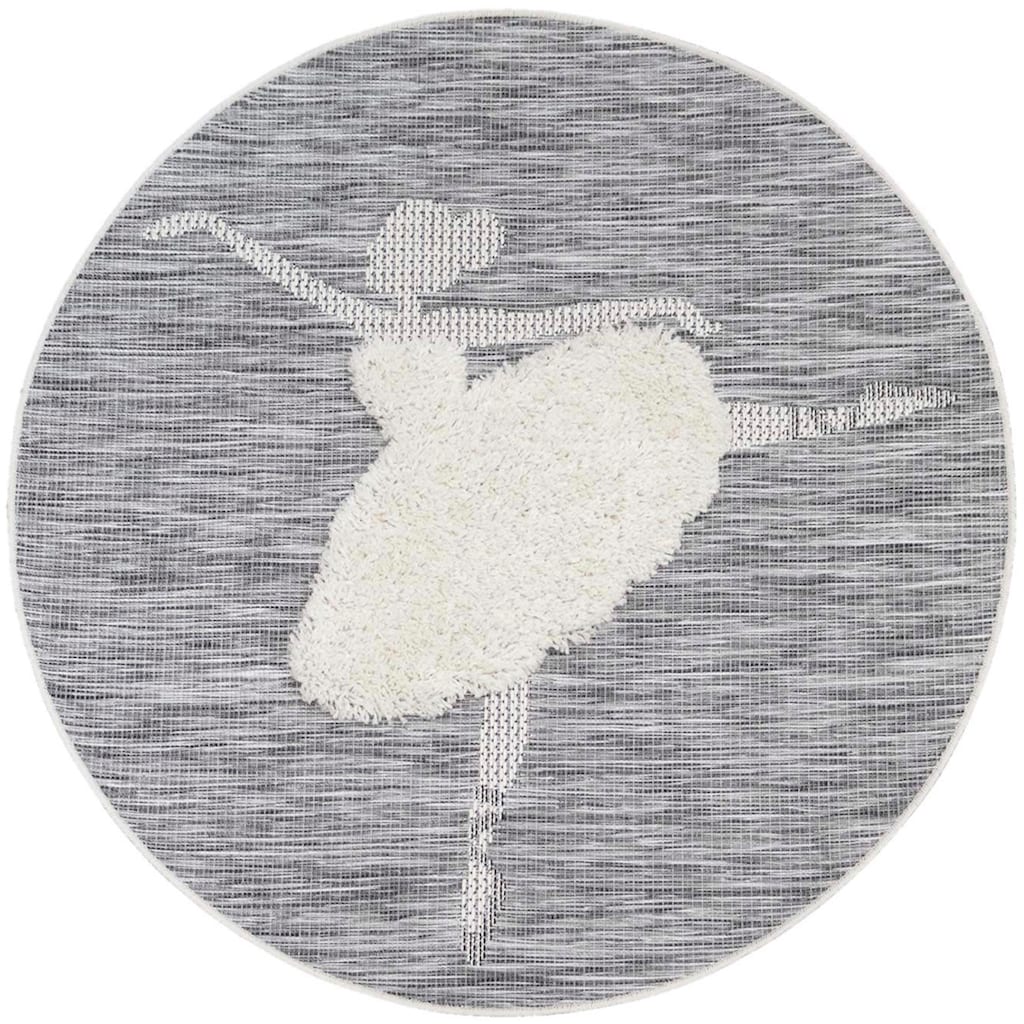 Primaflor-Ideen in Textil Kinderteppich »NAVAJO - Ballerina«, rund