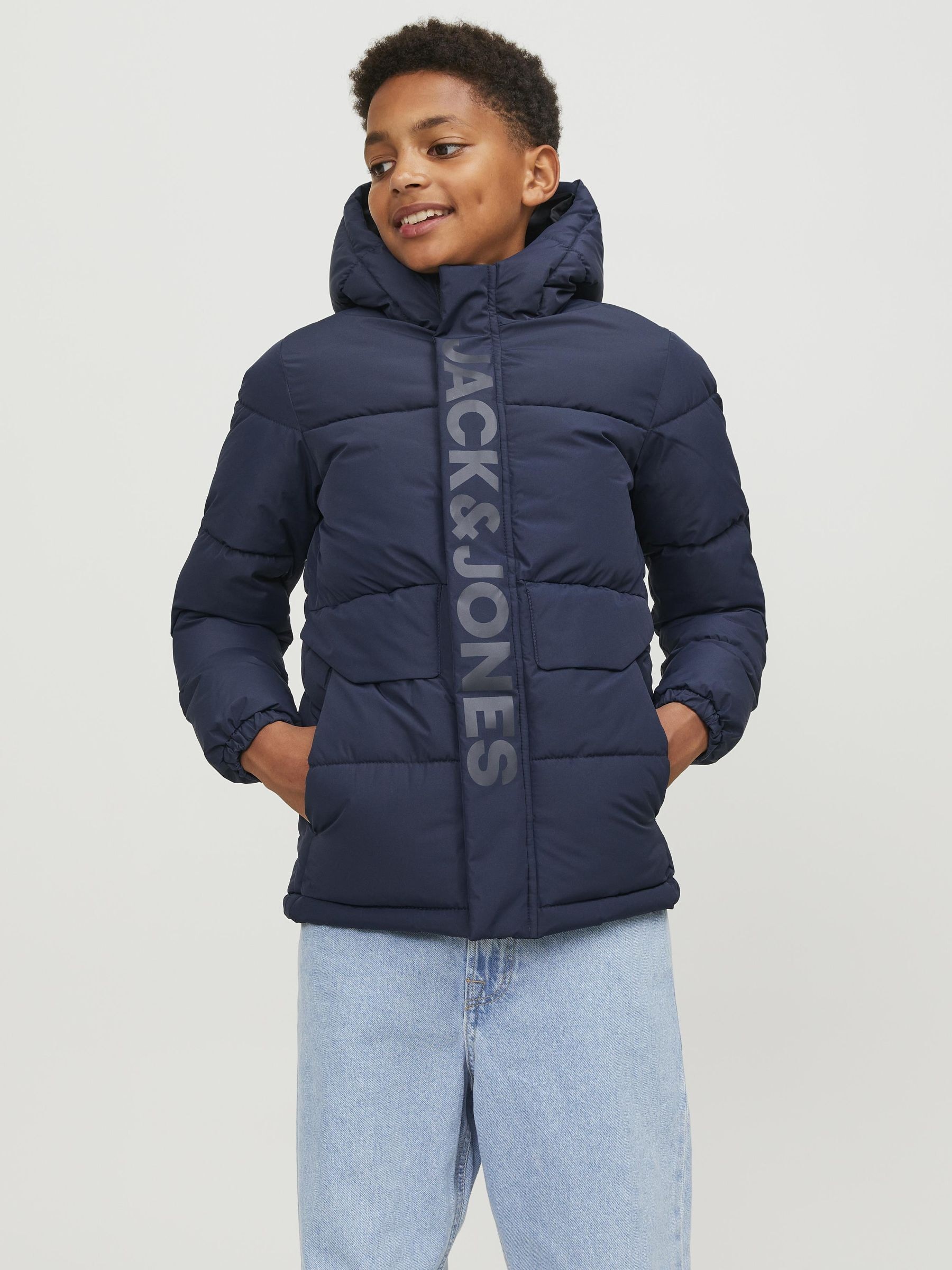 Jack & Jones Junior Steppjacke »JCOSPEED PUFFER SN JNR«, mit Kapuze