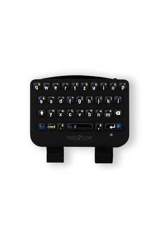Tastatur »help2type Keyboard Black«