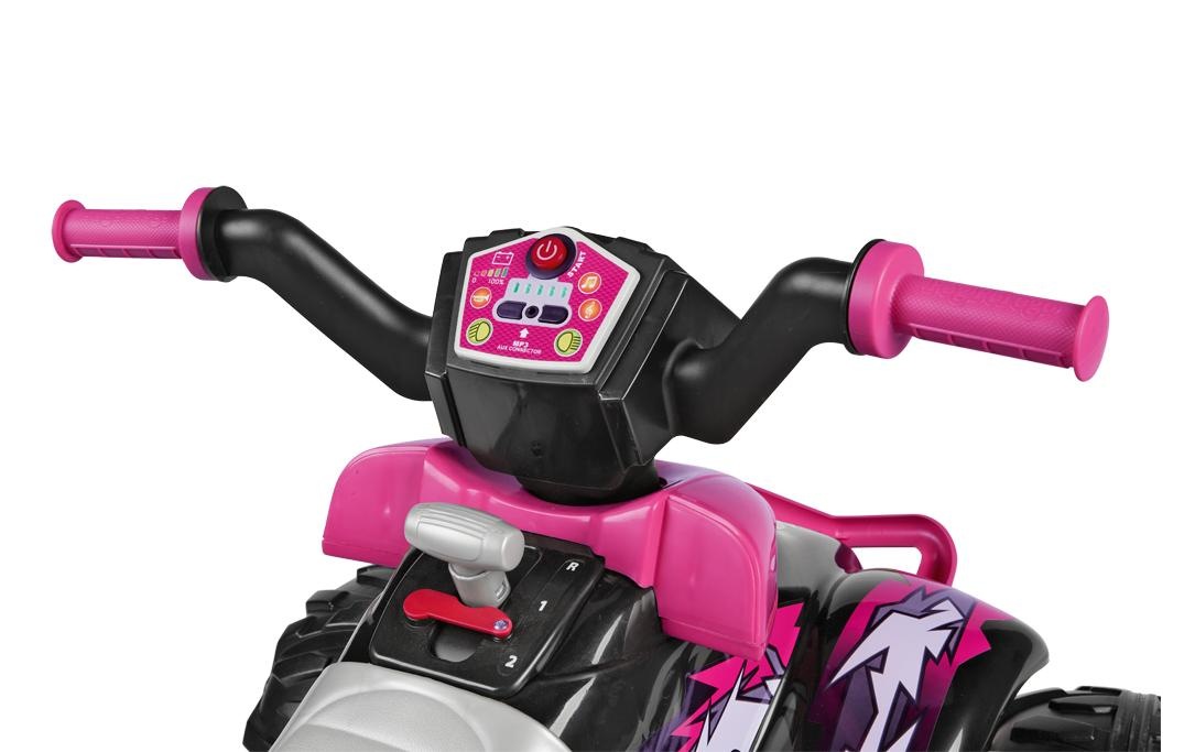 Tretfahrzeug »PegPerego Quad Corral T-Rex 330W 12 V Pink«