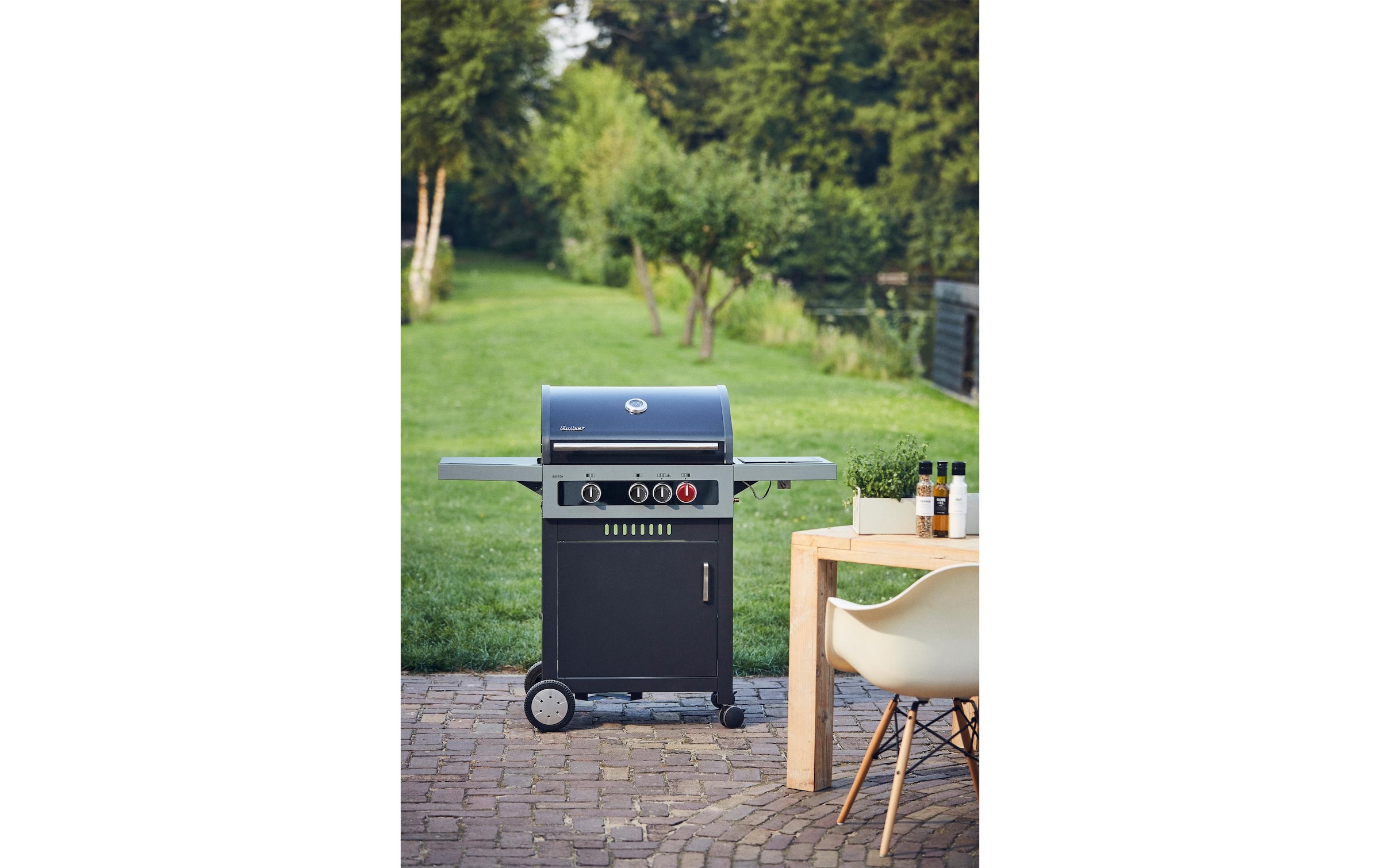 Enders® Gasgrill »Boston Black 3 K Turbo«