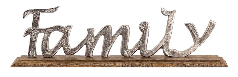 »Family«, shoppen home Metall, auf Jelmoli-Versand my | aus Deko-Schriftzug Holz online