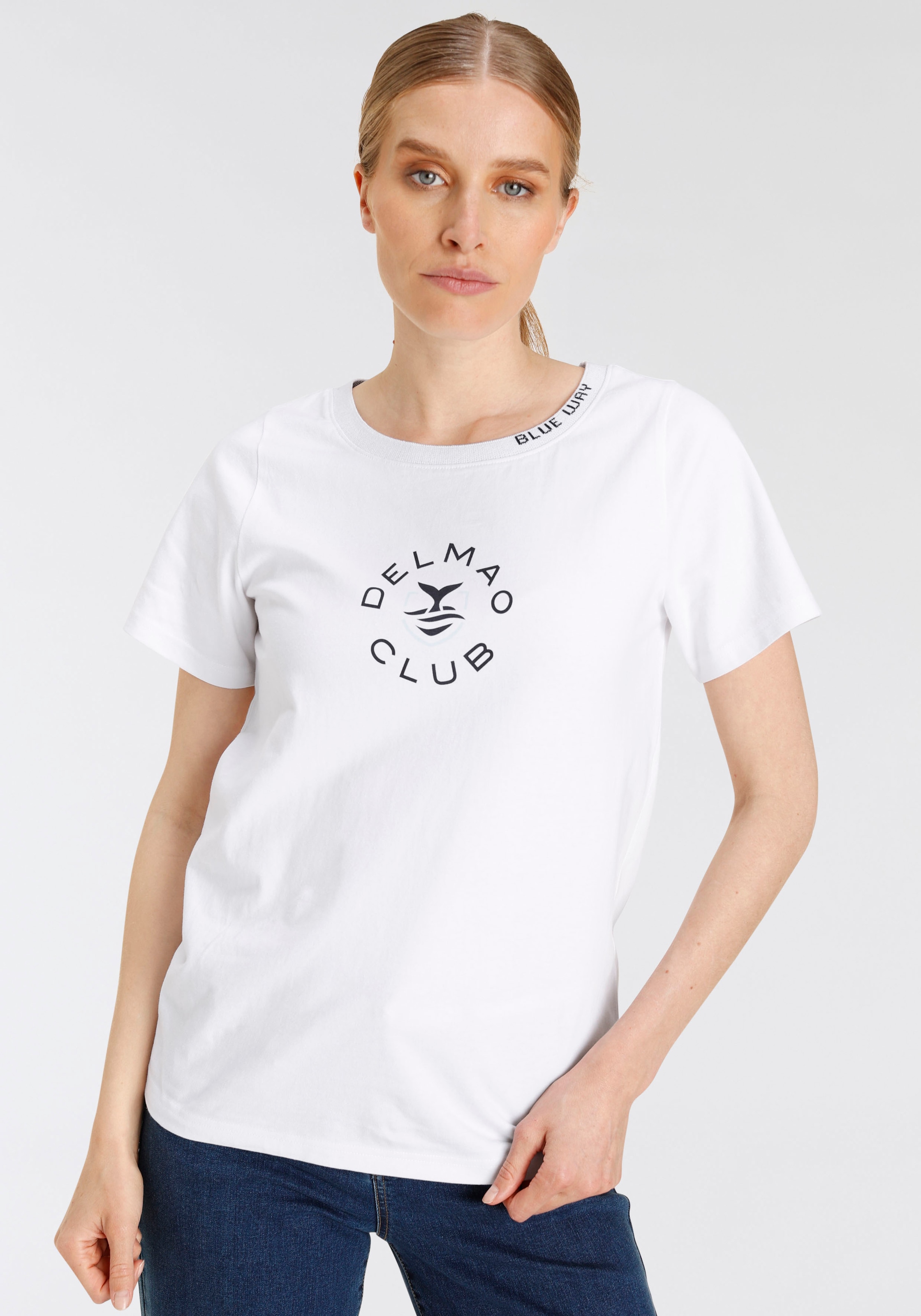 DELMAO T-Shirt, mit sportivem Logo-Print - NEUE MARKE! online bestellen |  Jelmoli-Versand