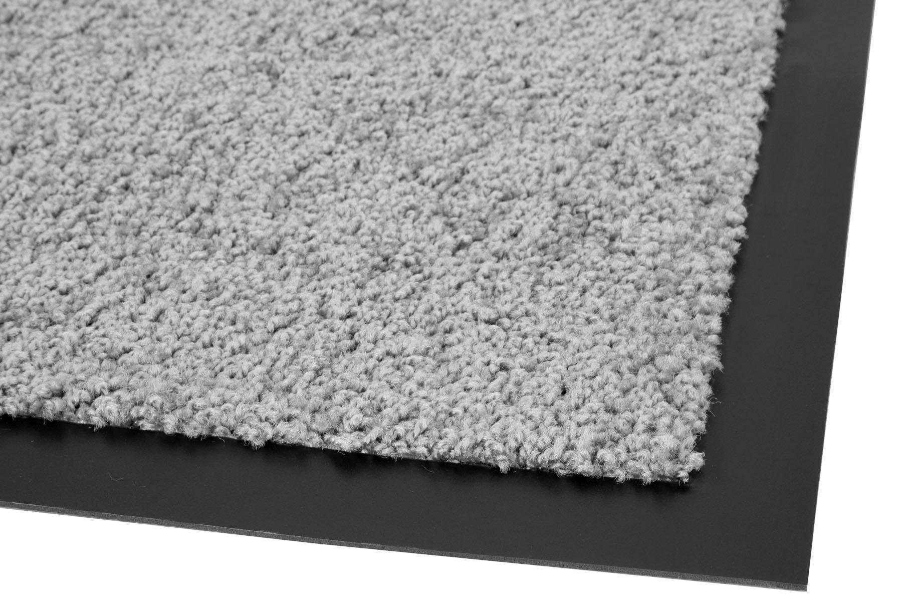 Primaflor-Ideen in Textil Fussmatte »DANCER, Made in Netherlands«, rechteckig, 6 mm Höhe, Schmutzfangmatte, Uni-Farben, grosse Farbauswahl, waschbar