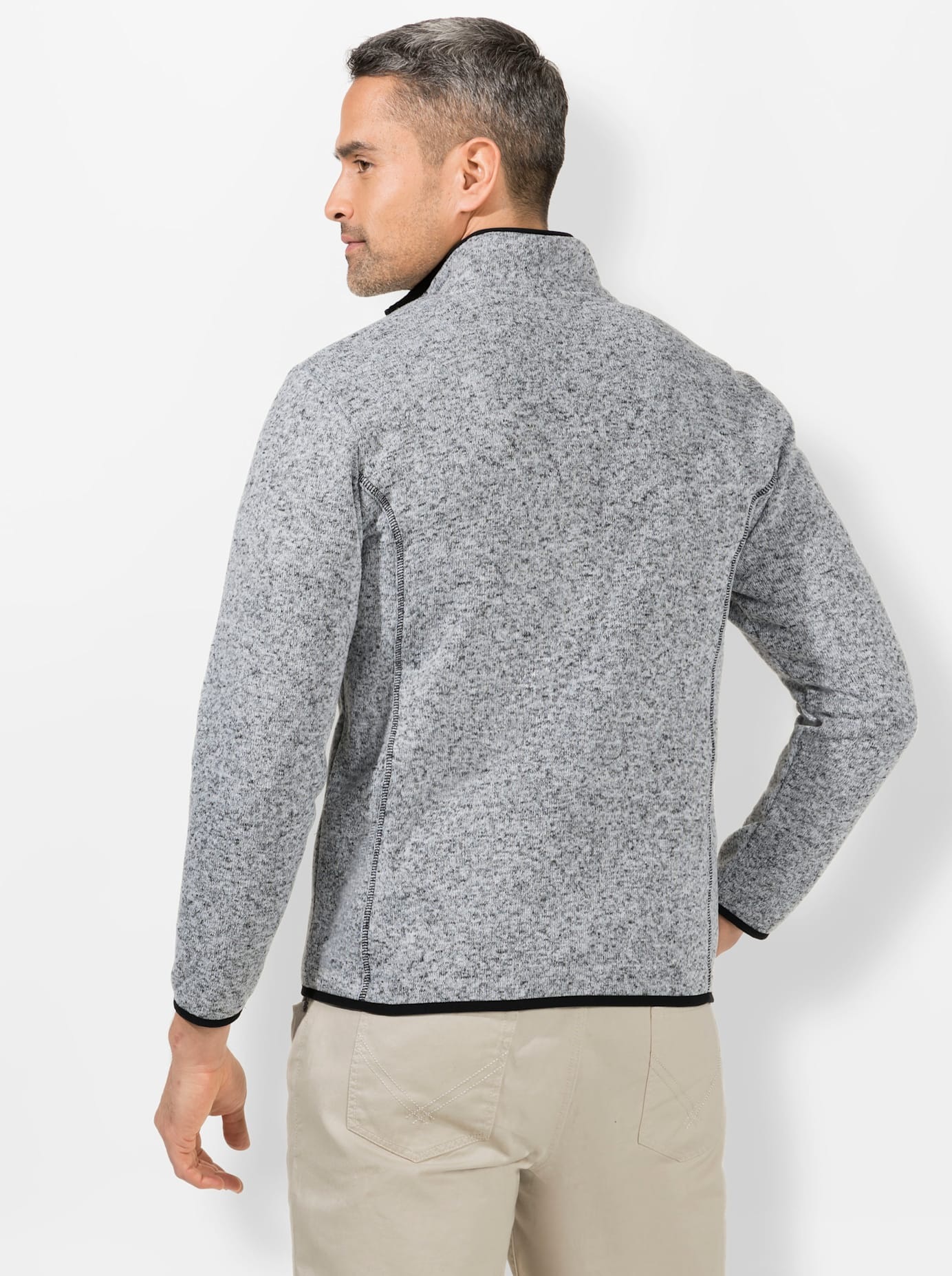 Strickfleecejacke