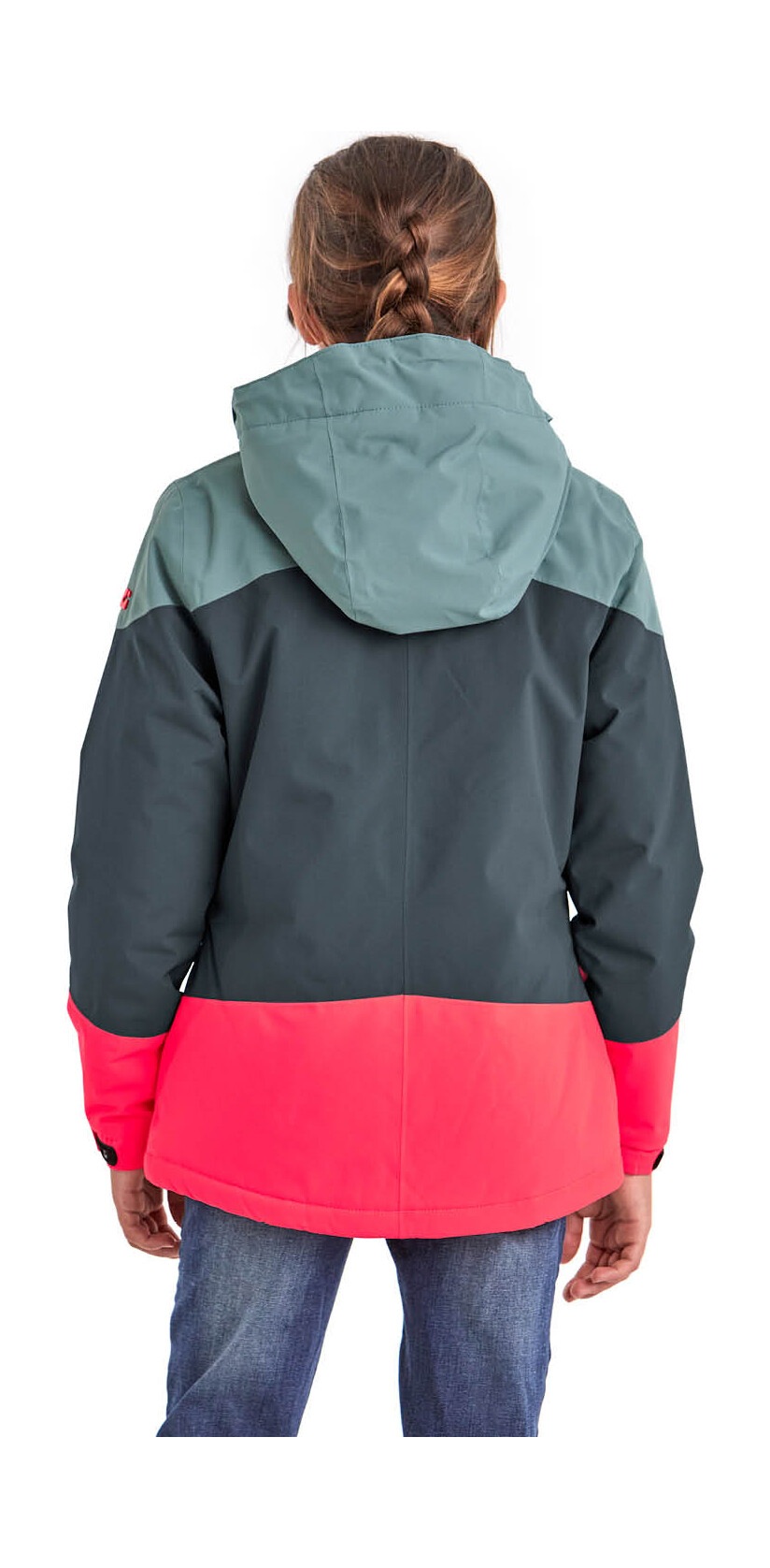 Killtec Outdoorjacke »KOW 195 GRLS JCKT«, Wasserdichte Winterjacke mit Colourblock, verstellbaren Details