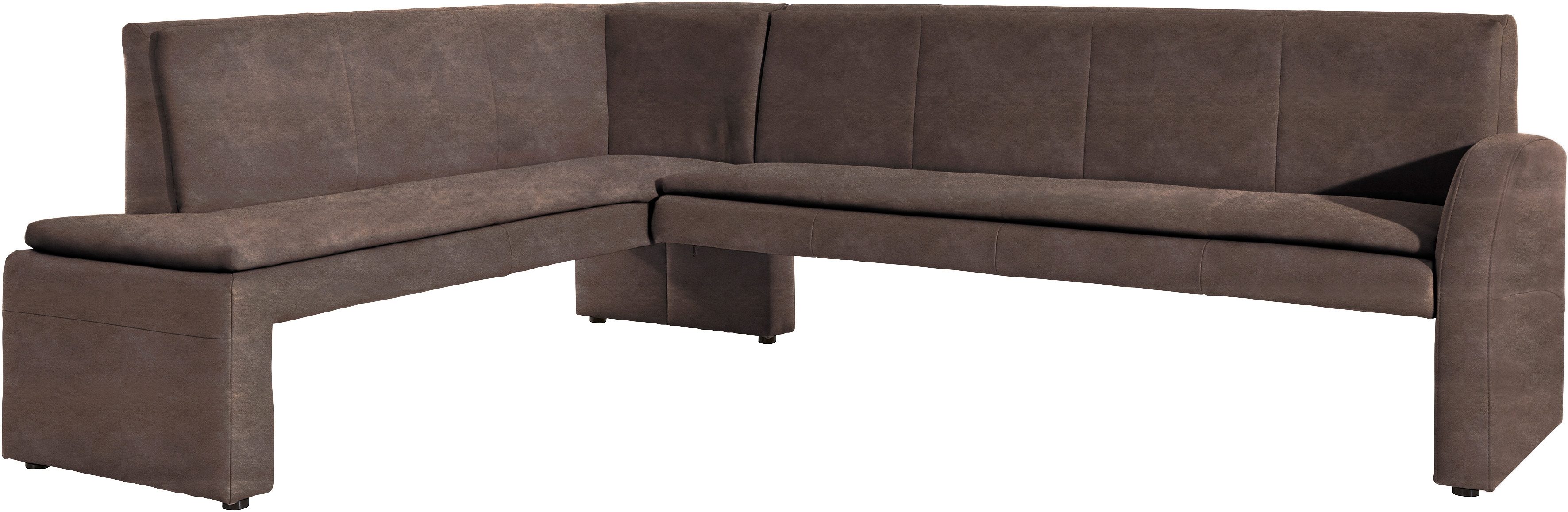 exxpo - sofa fashion Eckbank "Cortado, elegant und modern mit hohem Sitzkomfort" hohe Bodenfreiheit, schöne Detailverarbeitung, wahlweise Lederbezug