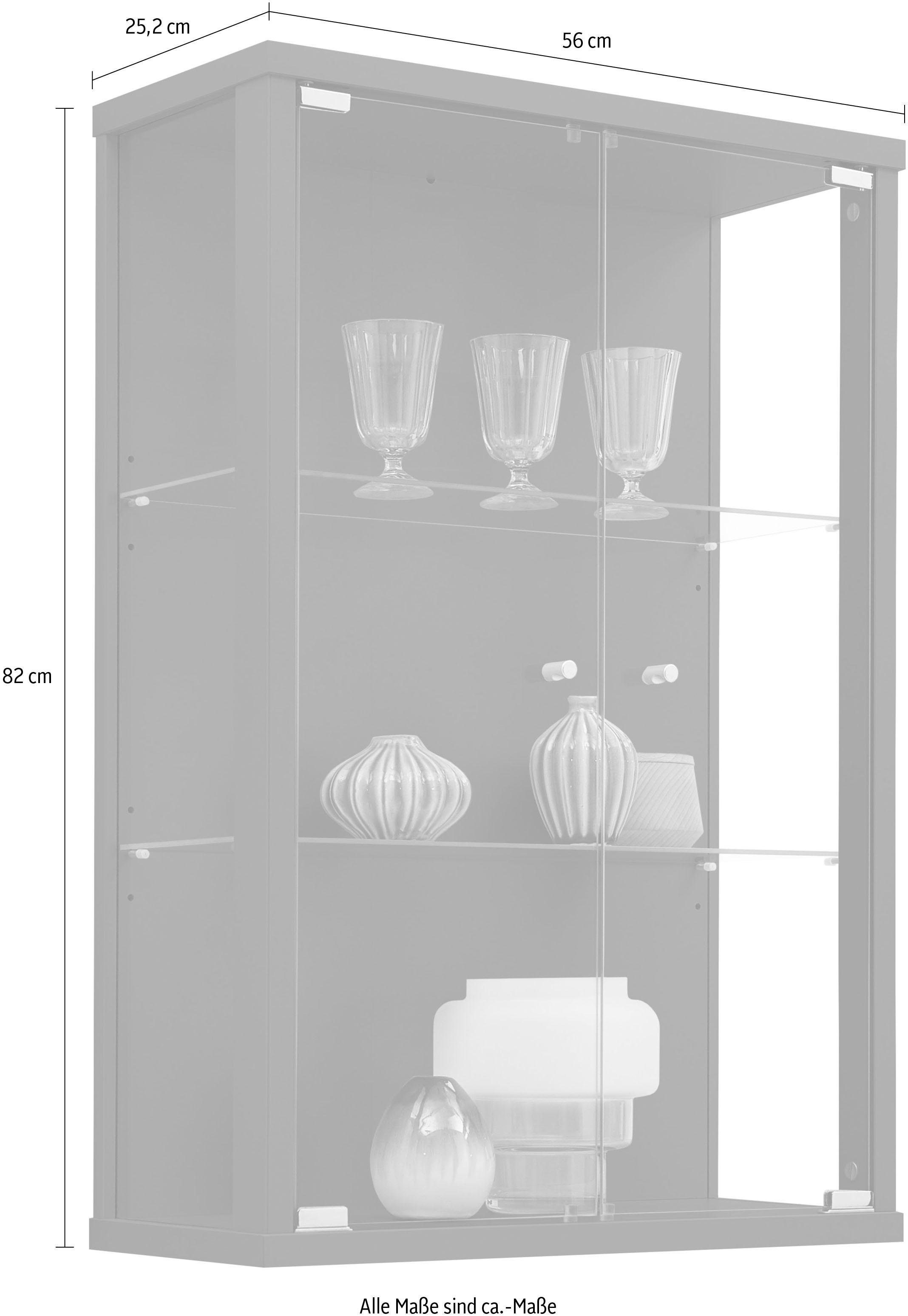 ❤ fif möbel Vitrine »OPTIMA«, mit einer Höhe von 82 cm ordern im  Jelmoli-Online Shop | Eckvitrinen