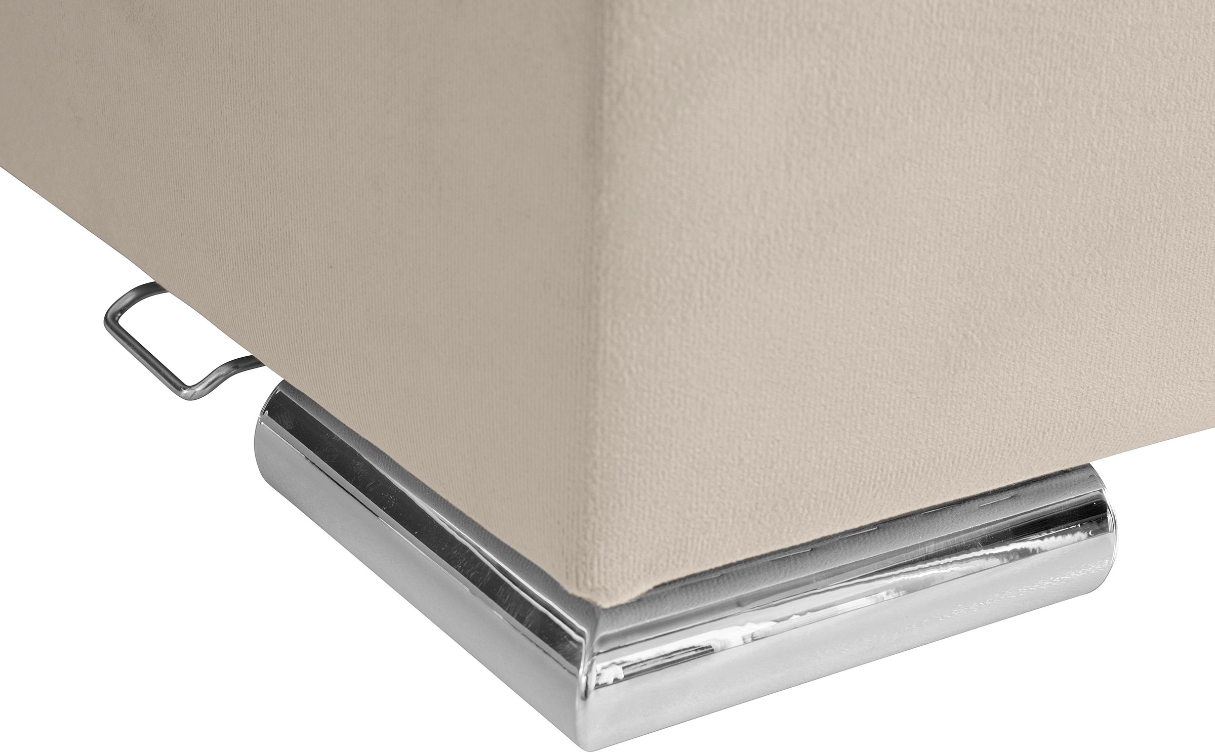 INOSIGN Ecksofa »Boxspringbett Night & Day L-Form mit Dauer-Schlaffunktion mit Armlehne«, mit Boxspring-Bettfunktion 180x200 cm und Bettkasten, Dauerschläfer!