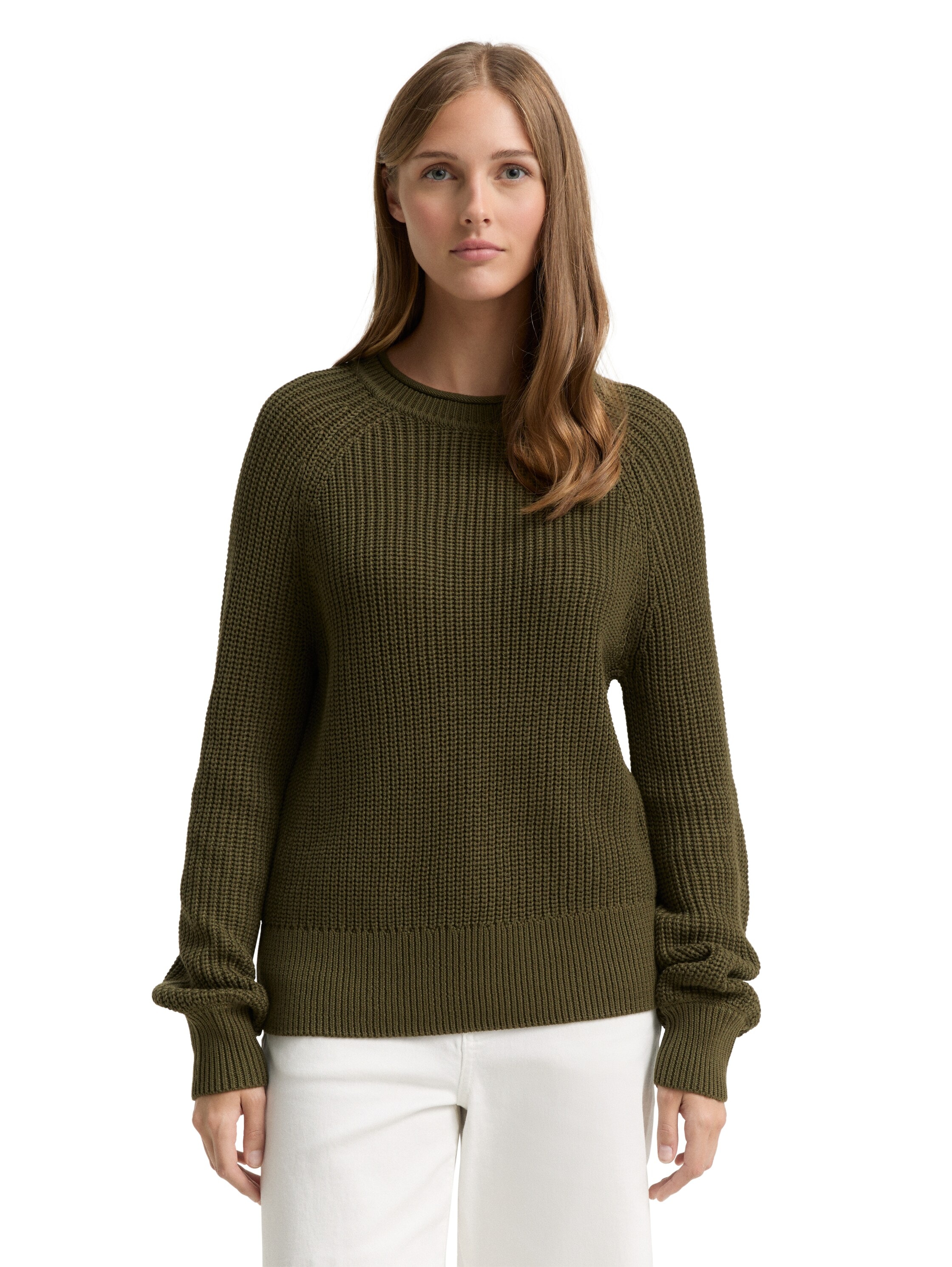 TOM TAILOR Denim Strickpullover mit Strick-Struktur