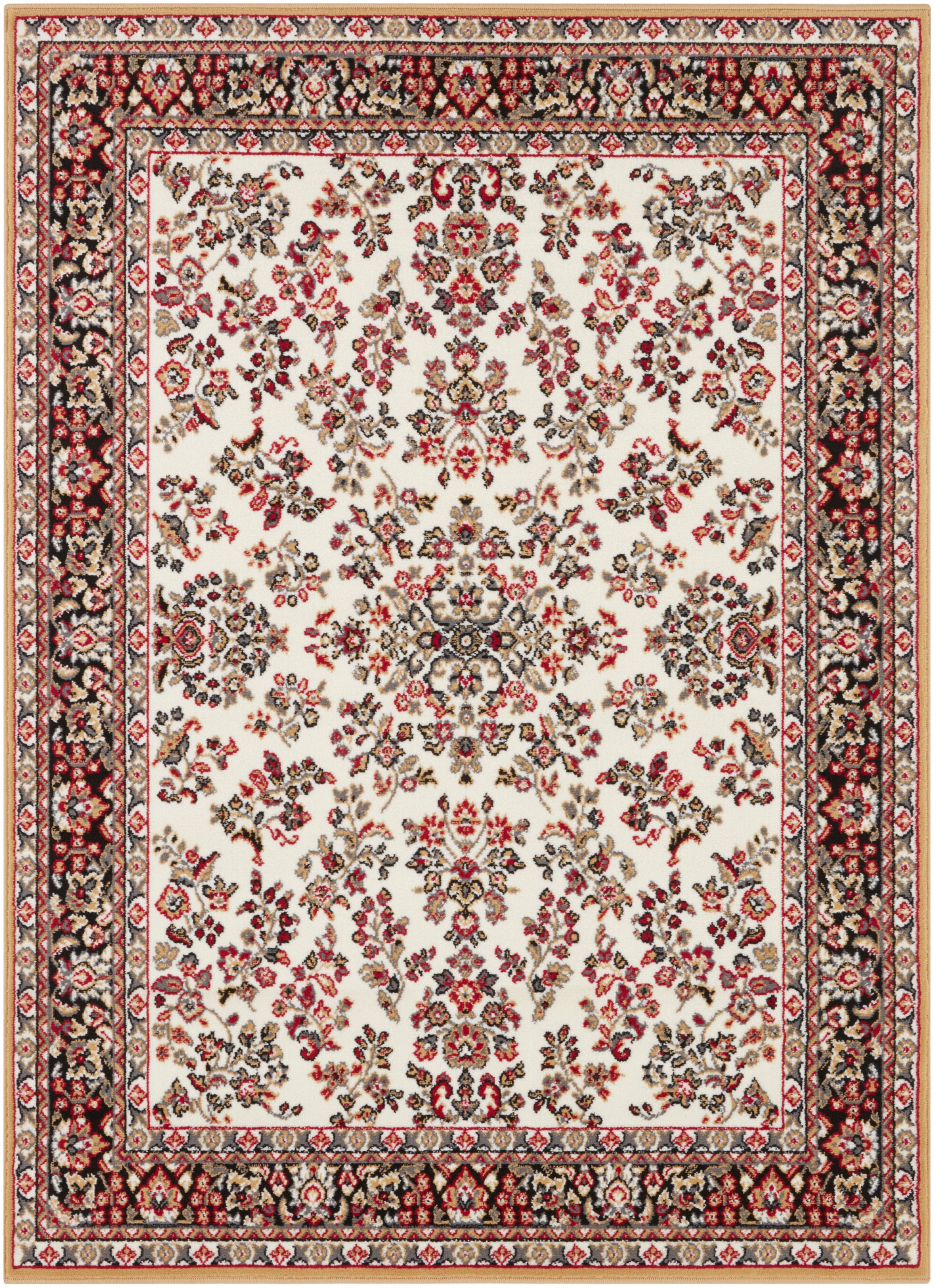 HANSE Home Teppich »Halton«, rechteckig, 8 mm Höhe, Kurzflor, Orient-Optik, mit Bordüre, Läufer, pflegeleicht, gekettelt