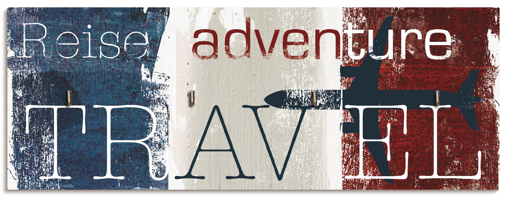 Artland Hakenleiste »Reisen«, MDF