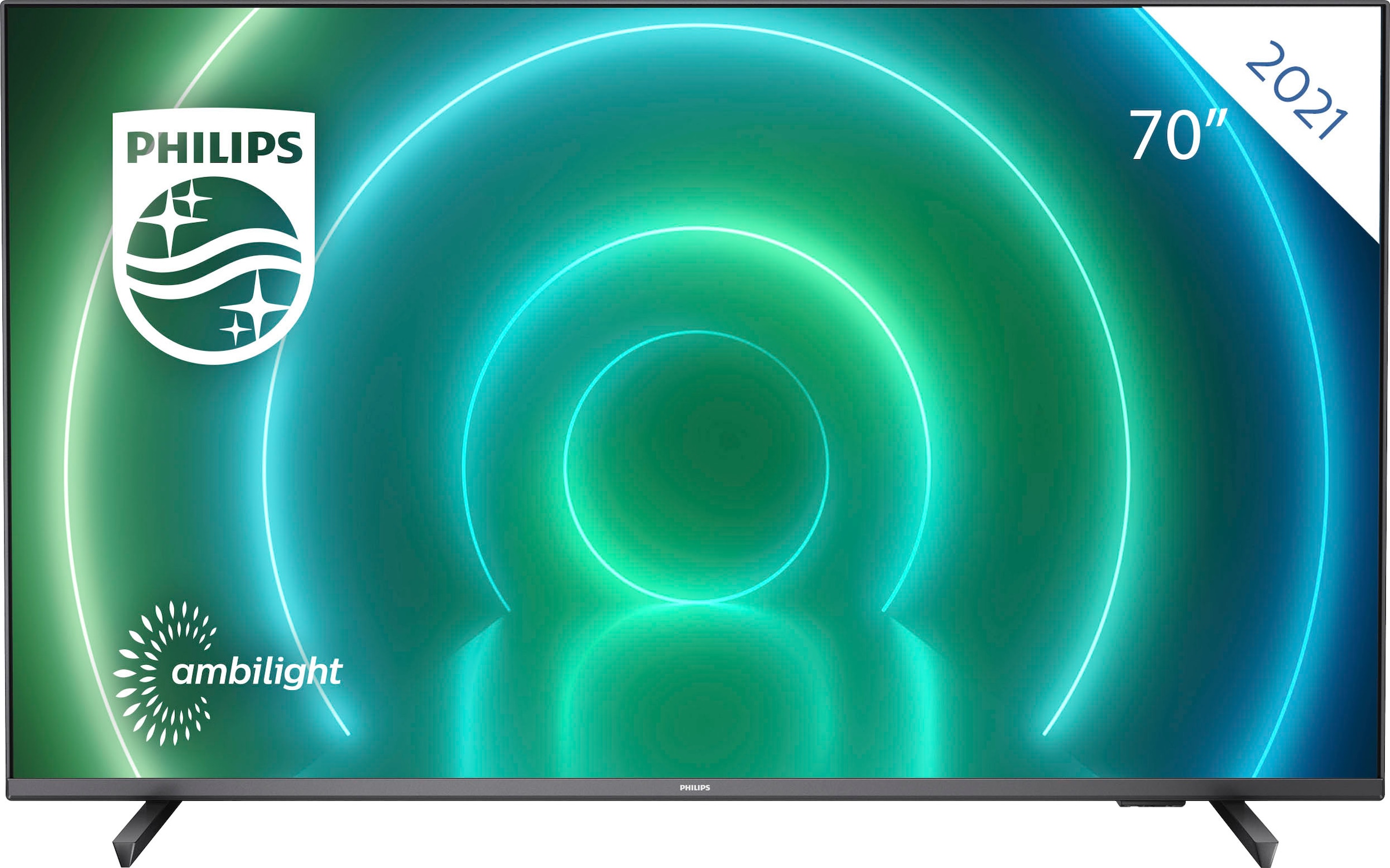 ➥ Philips LED-Fernseher »70PUS7906/12«, 177 cm/70 Zoll, 4K Ultra HD,  Android TV-Smart-TV, 3-seitiges Ambilight gleich bestellen | Jelmoli-Versand