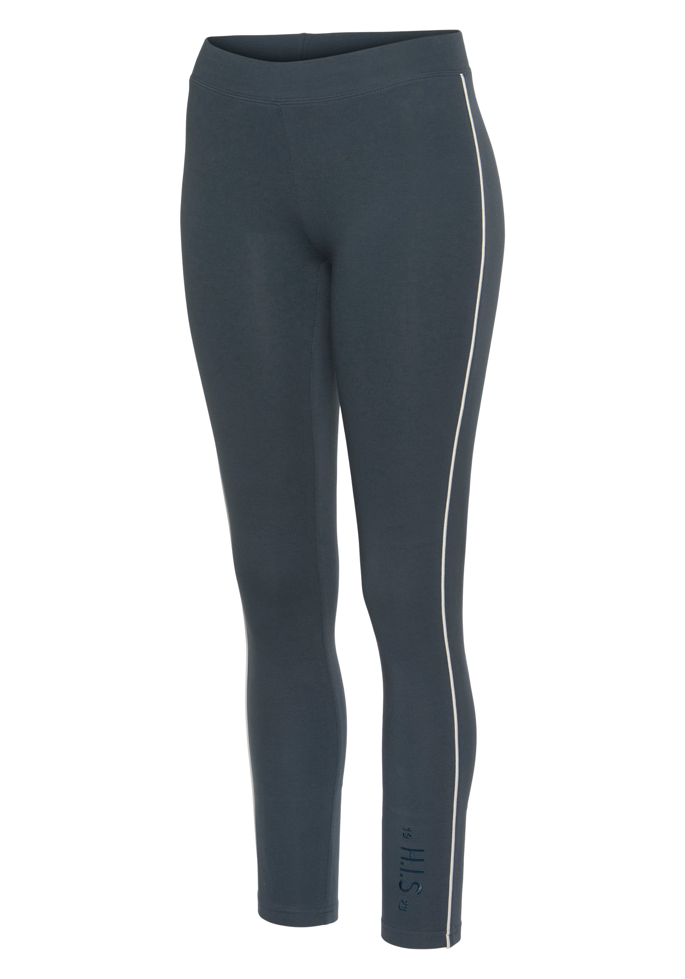H.I.S Leggings, mit weisser Kontrastpaspel, Loungewear