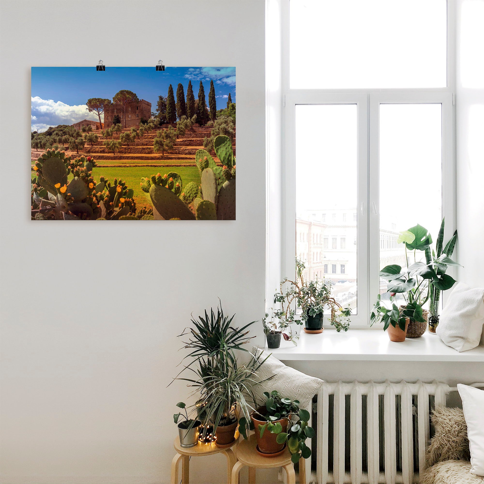 Artland Wandbild »Toskana I«, Europa, (1 St.), als Leinwandbild, Poster in verschied. Grössen