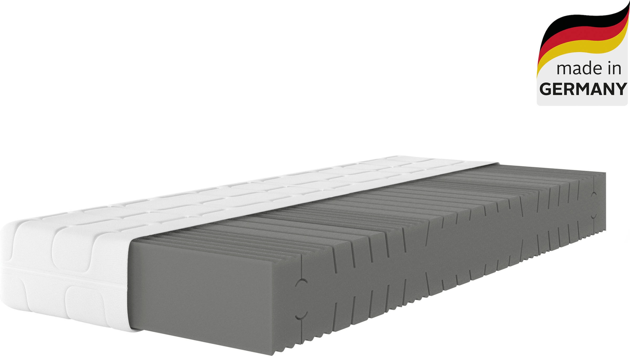 Älgdröm Komfortschaummatratze »Sondervig, 7 Zonen Matratze 90x200 cm, 140x200 cm & weitere Grössen«, 24 cm hoch, Raumgewicht: 28 kg/m³, (1 St.), Matratze H2/ H3/ H4, allergiker geeignet (Hausstauballergiker)