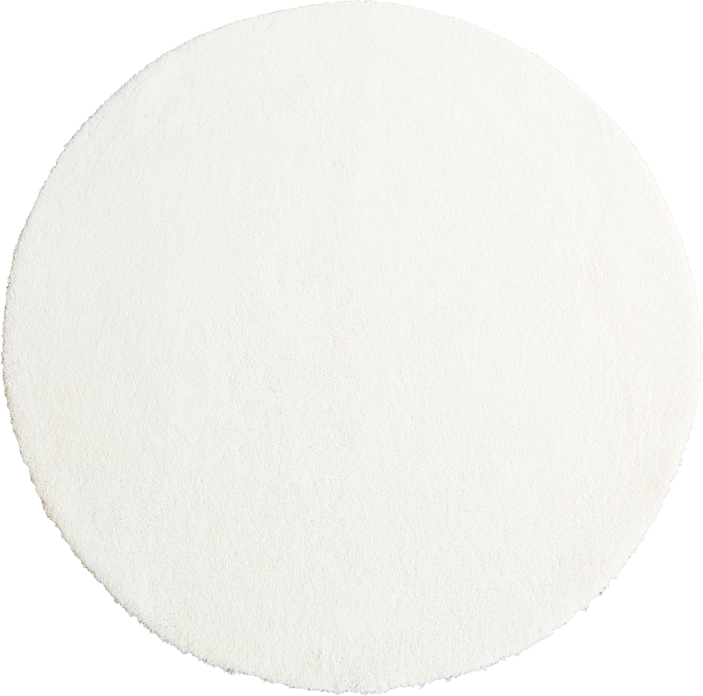 andas Teppich »Malik«, rund, 20 mm Höhe, extra weich, flach, Uni-Farben, einfarbig, pflegeleicht, elegant
