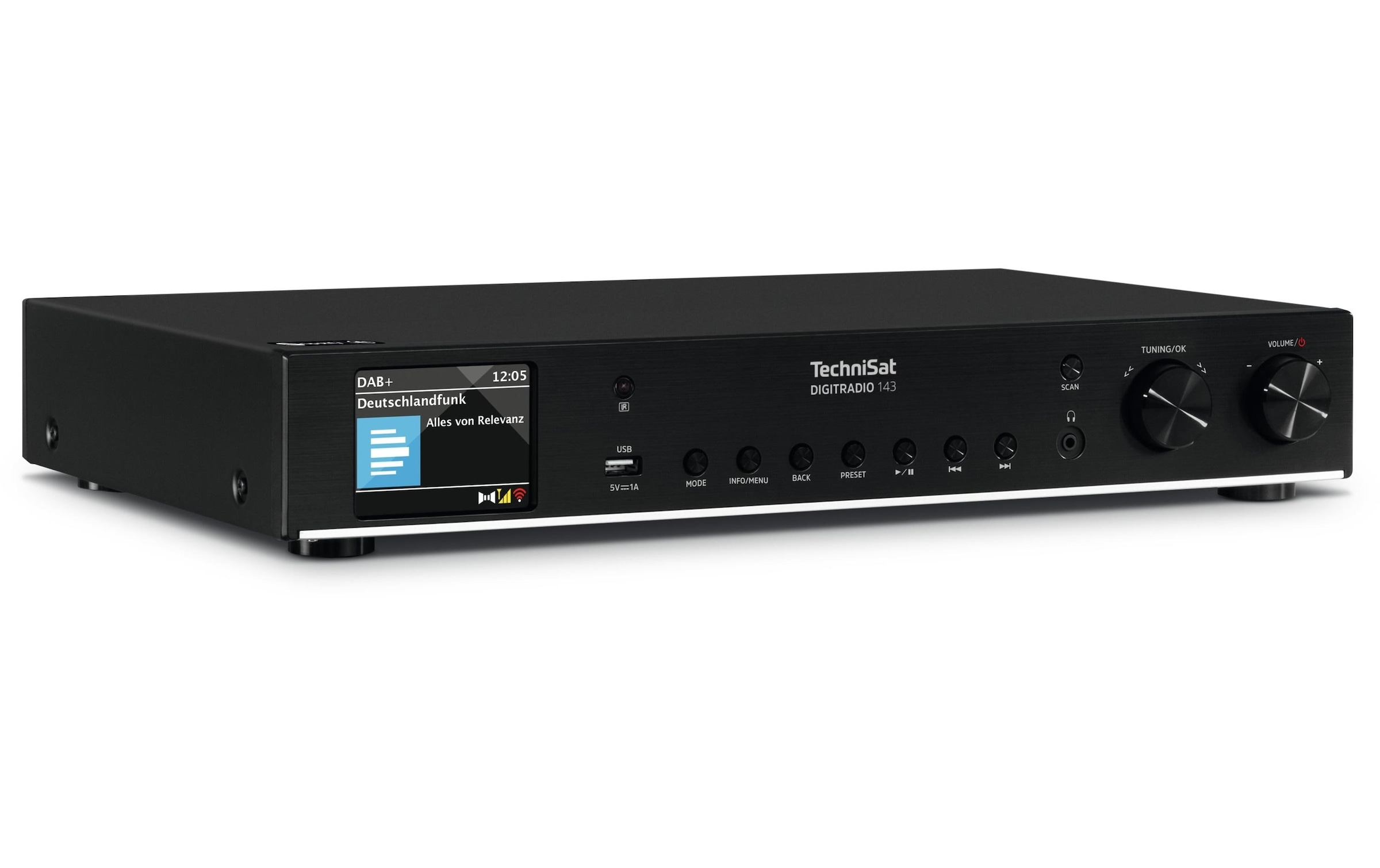 TechniSat Digitalradio (DAB+) »143 V3«, (Digitalradio (DAB+)-FM-Tuner-Internetradio)