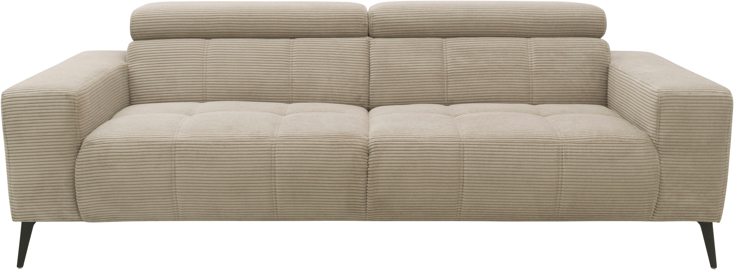 DOMO collection 2-Sitzer »Trento, mit Kufenfuss oder Einzelfuss«, wahlweise mit Kopfteilverstellung und in zwei Grössen erhältlich