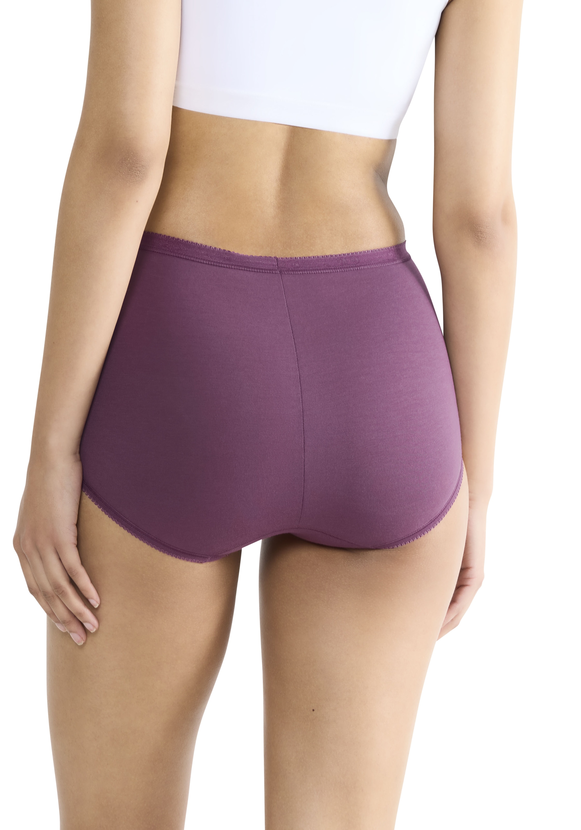 sloggi Maxislip »Basic+«, (3er Pack), Baumwollmischung, weiche Nähte, Single Jersey