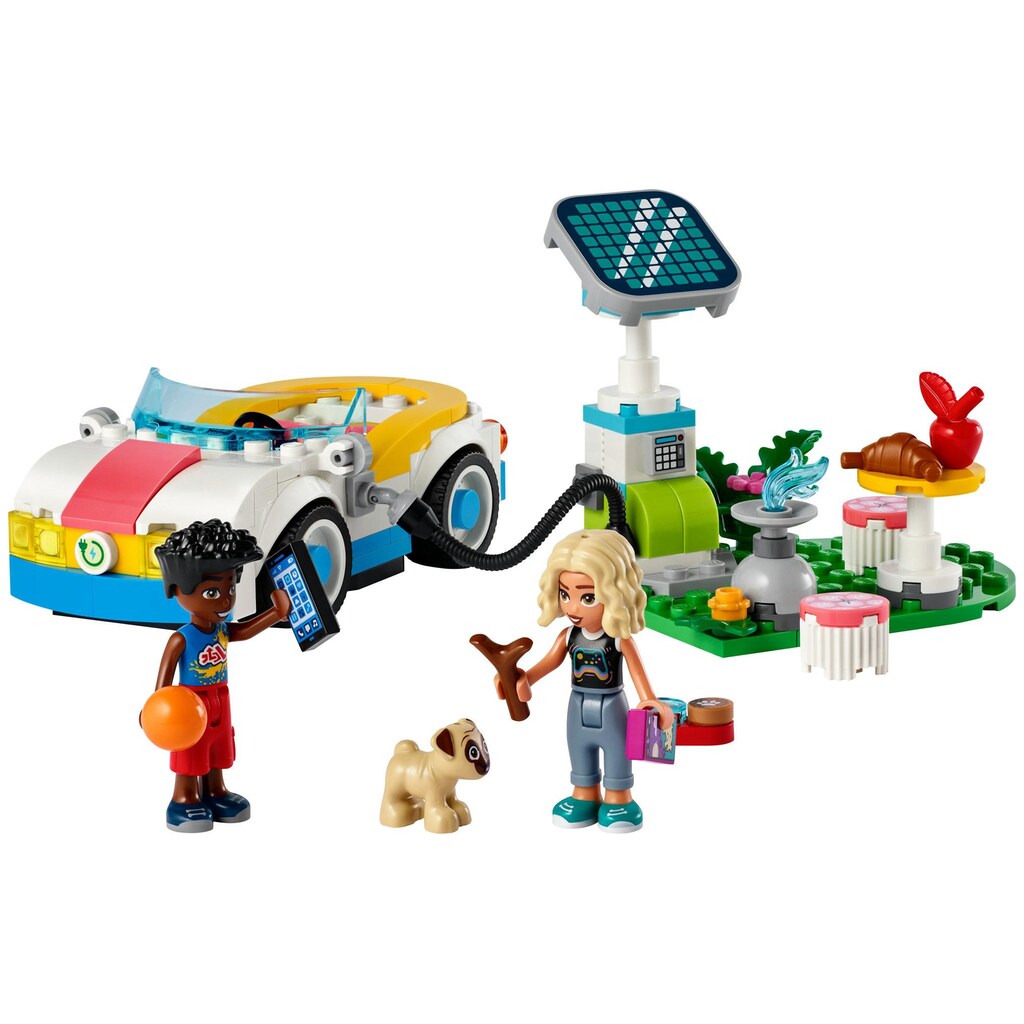 LEGO® Spielbausteine »E-Auto mit Ladestation 42609«, (170 St.)
