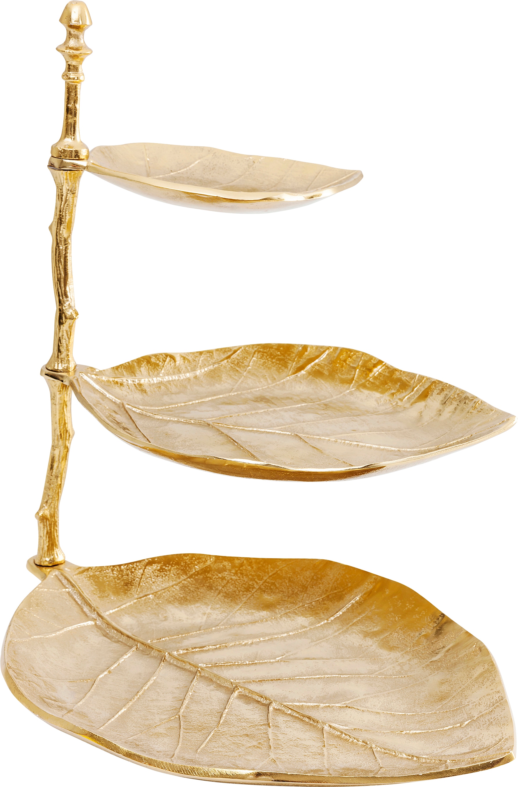 Kare Design Etagere »Deko Etagere Leaf Gold«