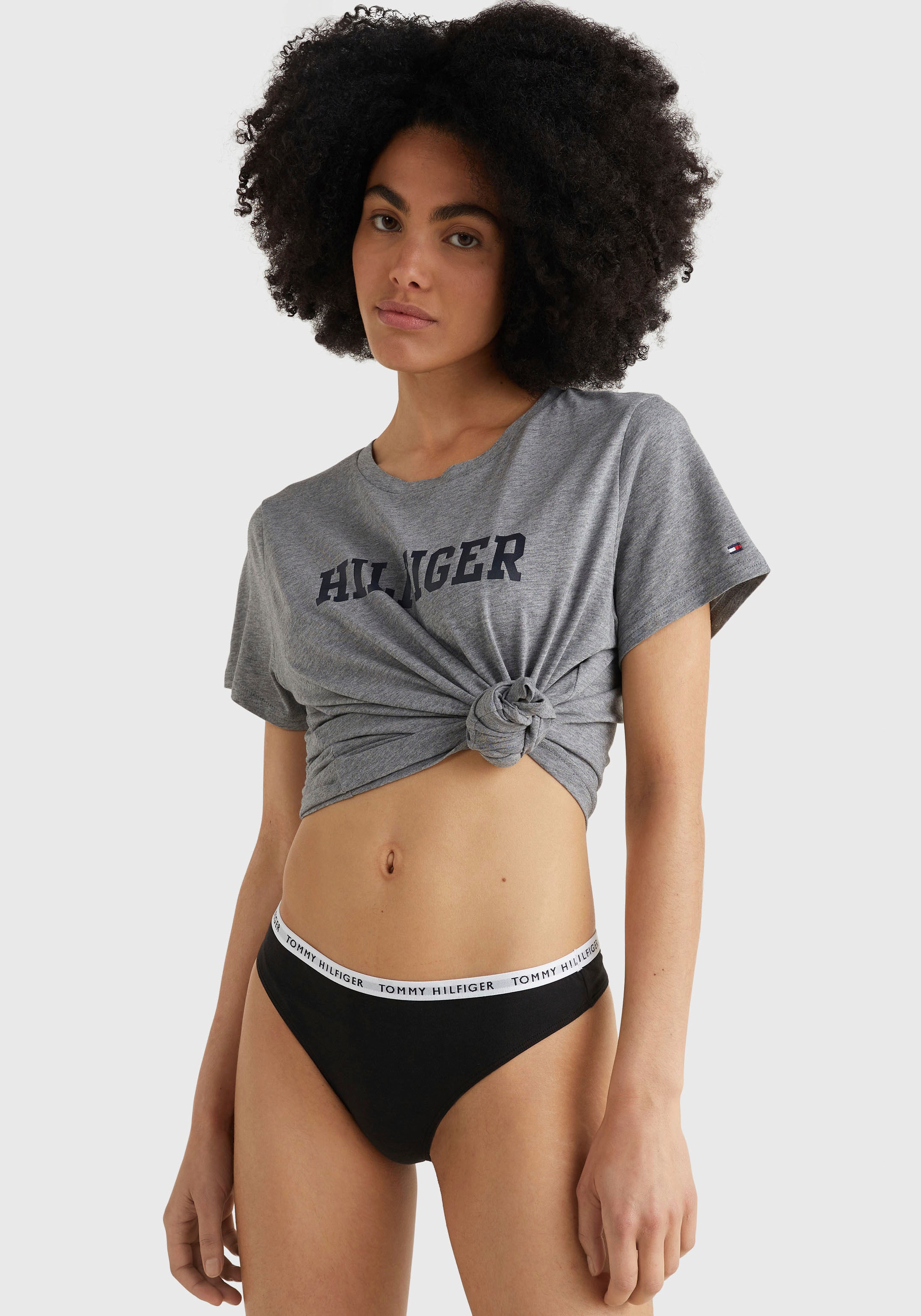 Tommy Hilfiger Underwear String, (3 St.), mit schmalem Logobündchen