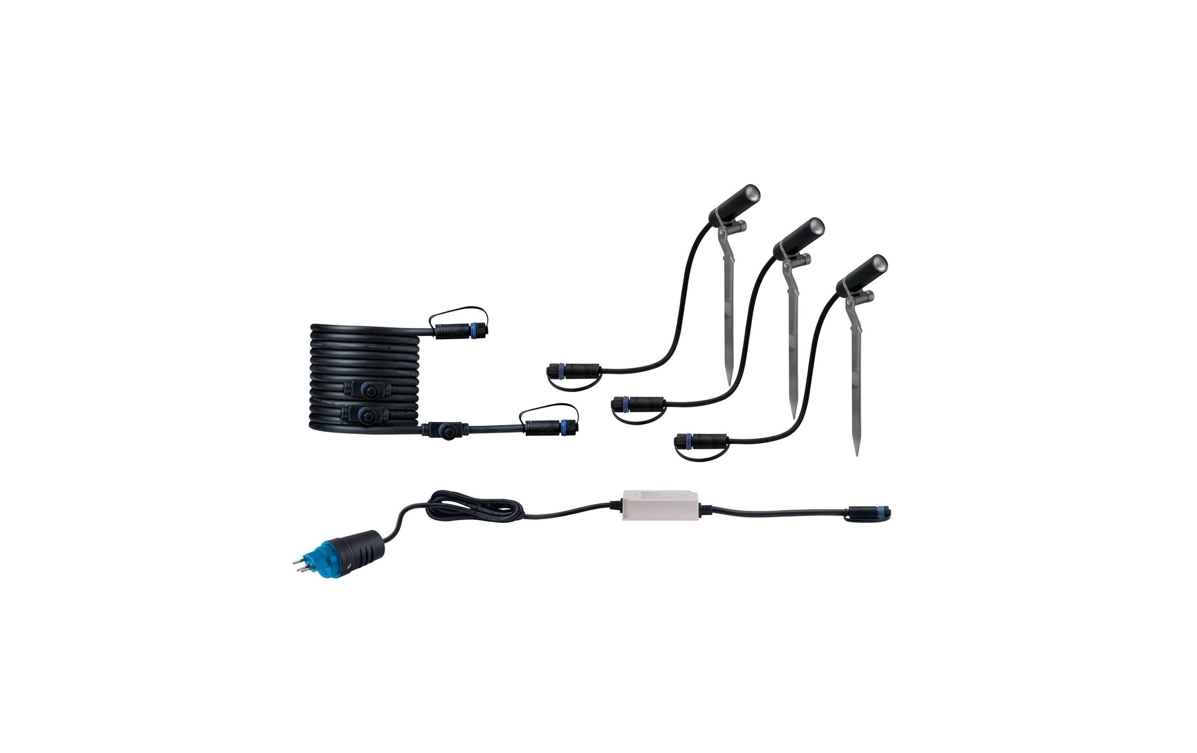 Paulmann Gartenleuchte »3X 2.5W 200lm 3000K«, 3er Set