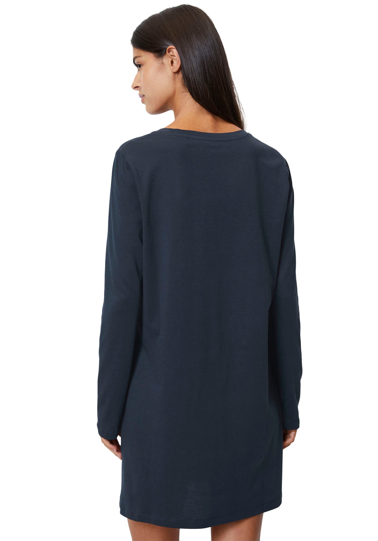 Marc O'Polo Nachthemd »Mix & Match Cotton«, mit kleinem Logomotiv auf der Brust