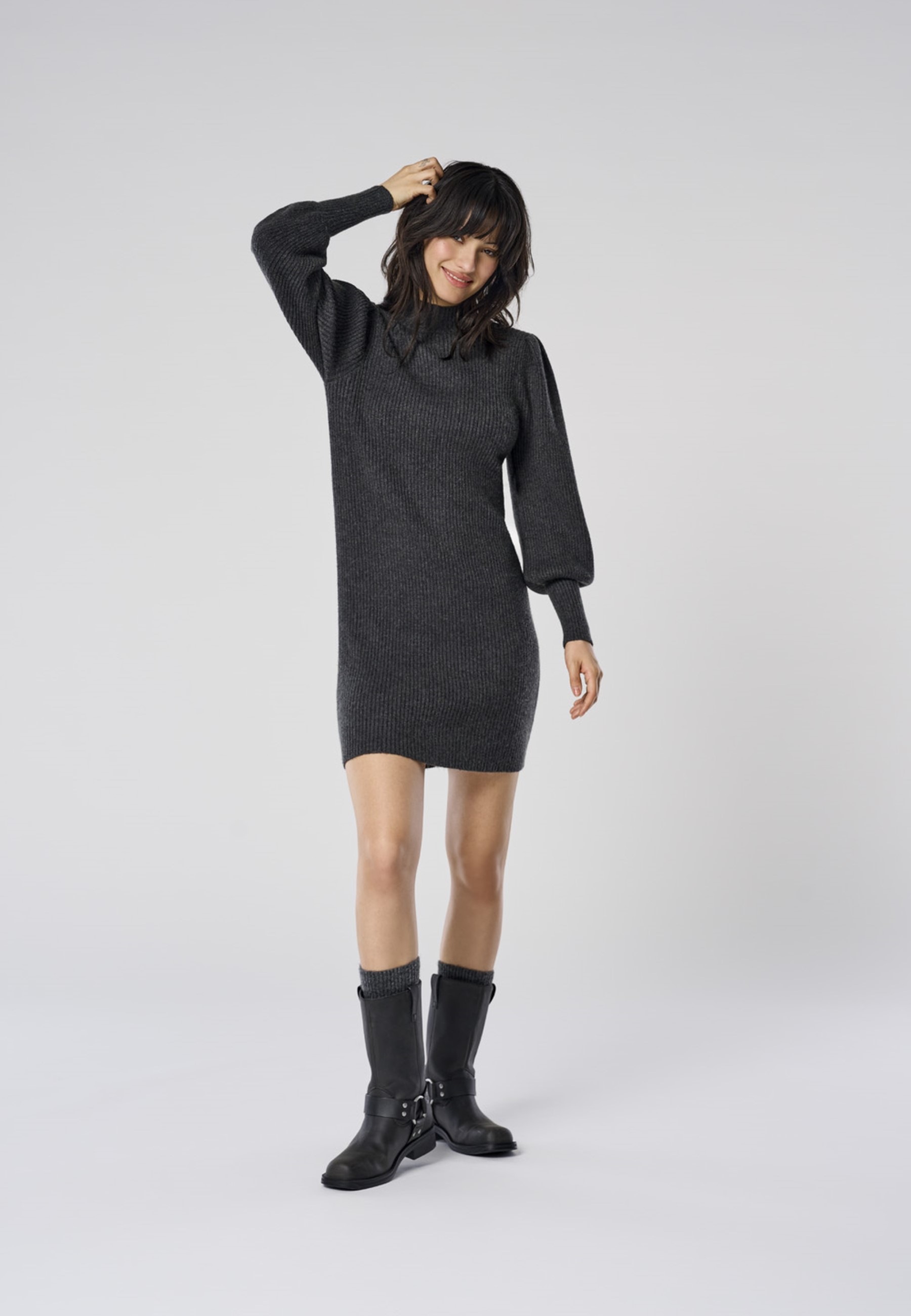 ONLY Strickkleid »ONLKATIA L/S DRESS KNT NOOS«
