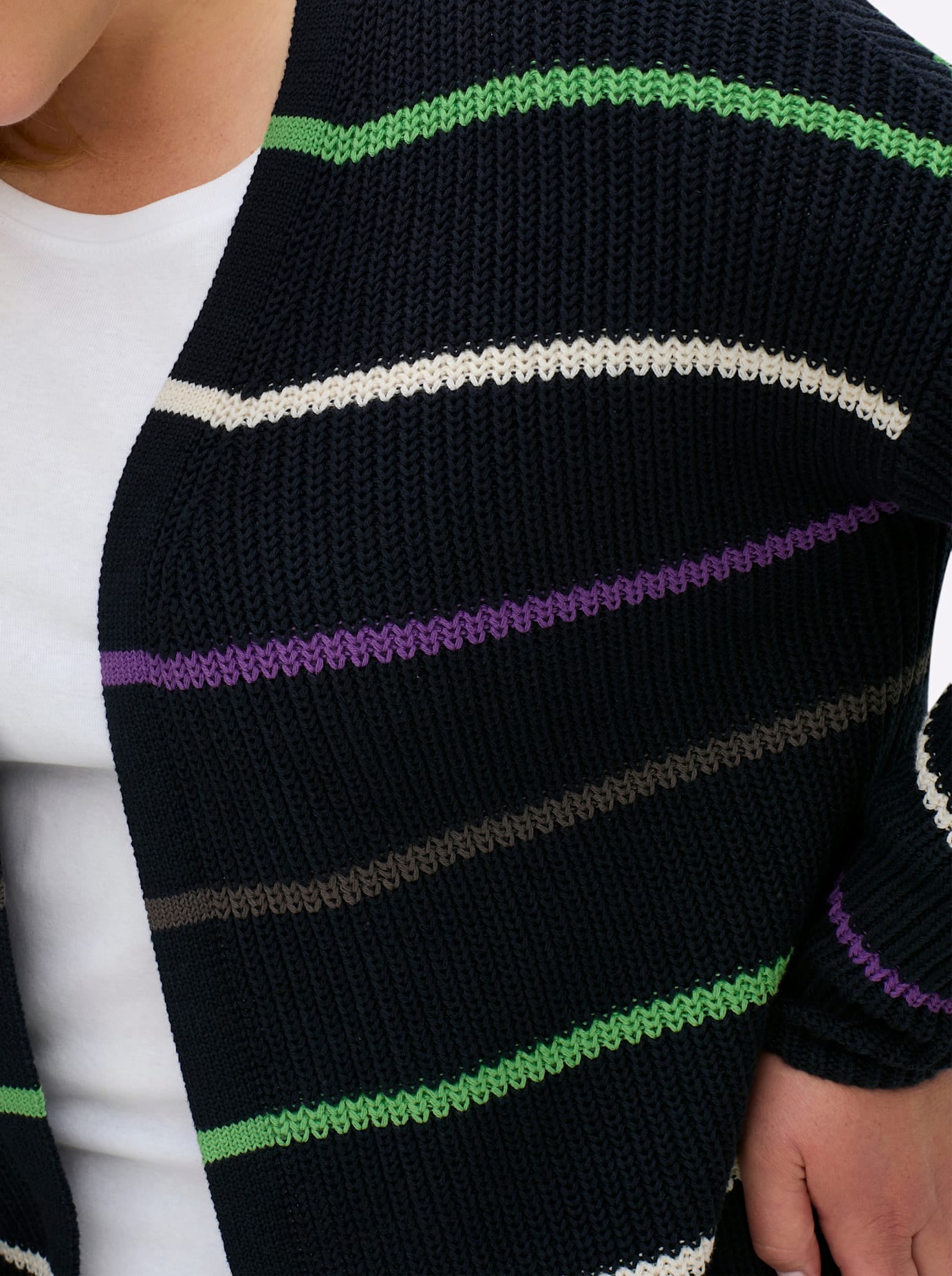 Sheego Longstrickjacke