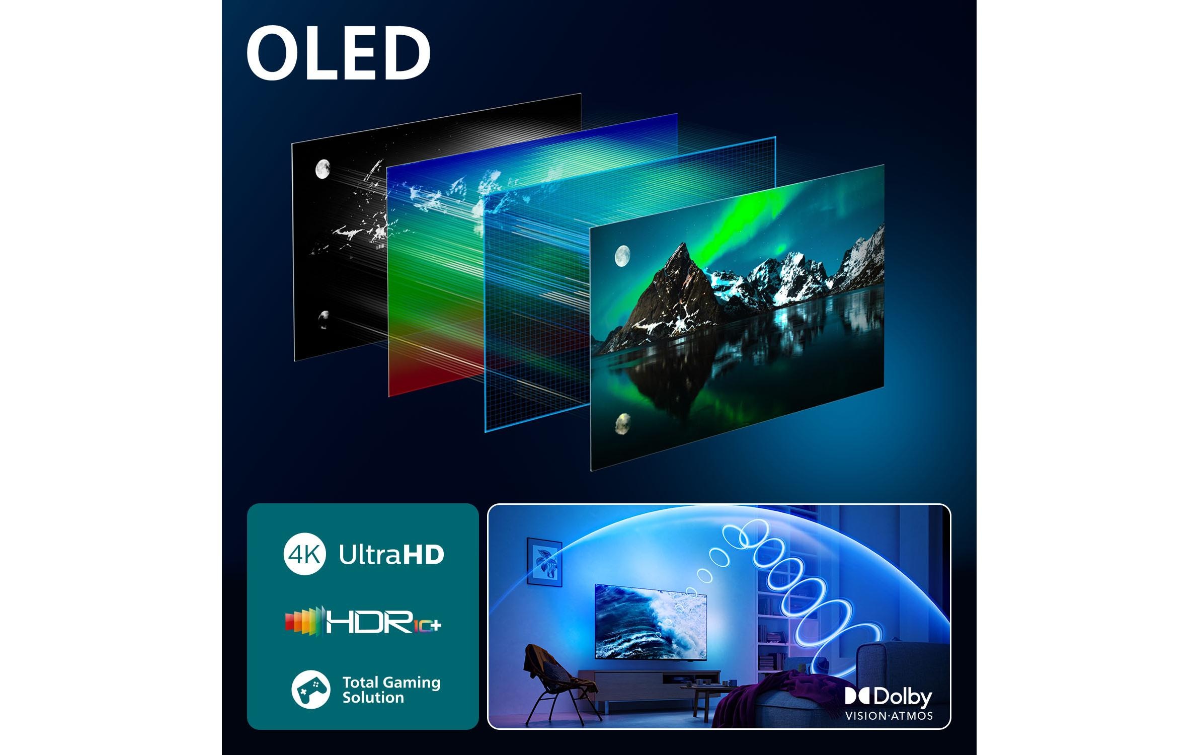 Philips OLED-Fernseher »65OLED760/12 65«, 4K Ultra HD