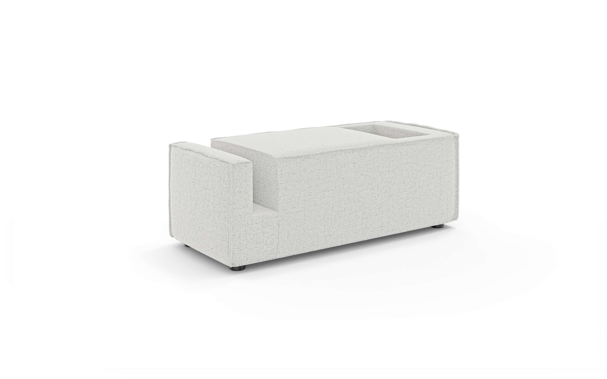 INOSIGN Sofaelement »HAILY Tisch für das Modulsofa, Masse B/T/H: 45/100/37 cm«, als Modul oder separat verwendbar, mit Steckfach und Ablagefläche
