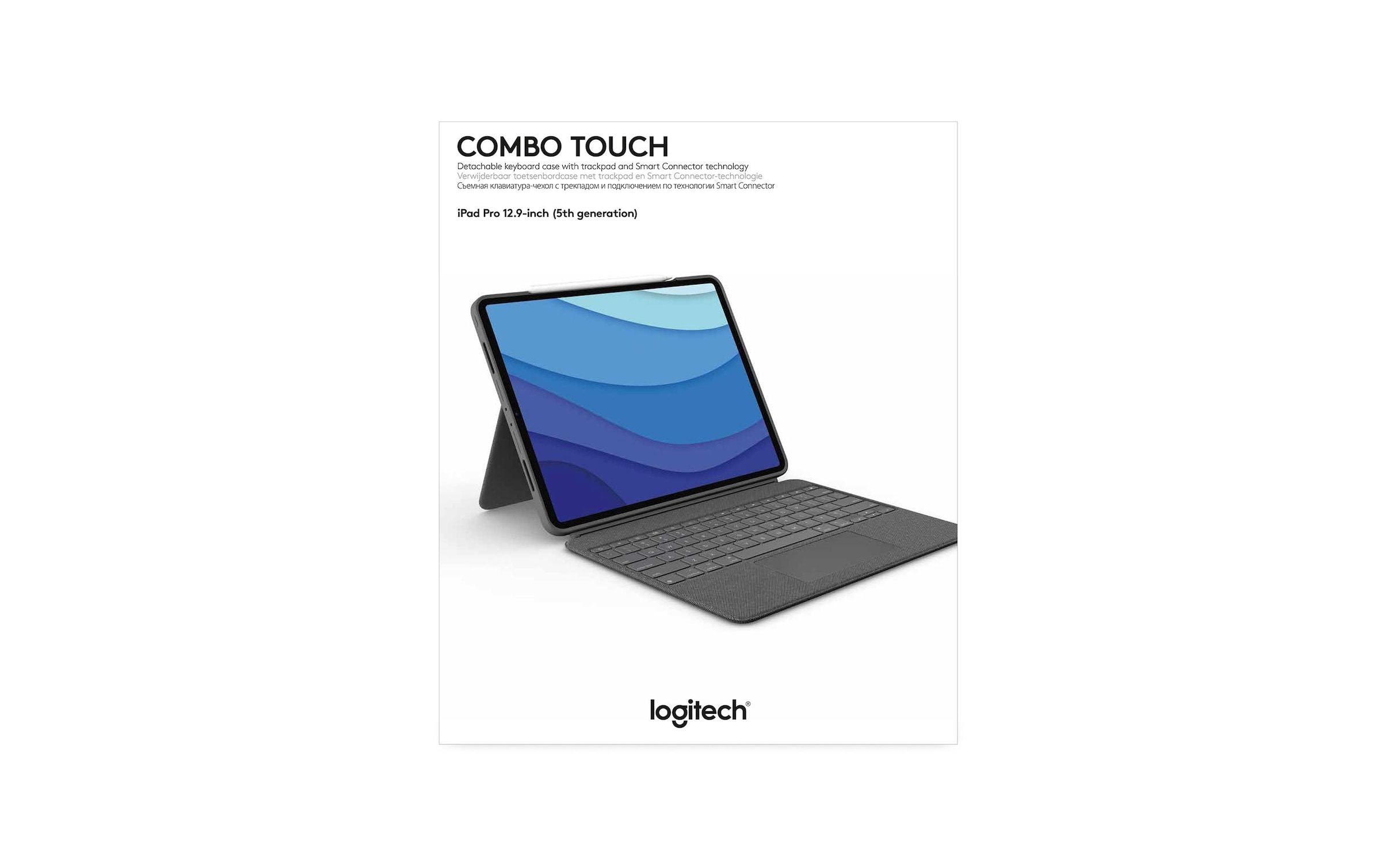 Logitech Tablet-Hülle »Tastatur Cover Comb«, IPad Pro 12,9" (5. Generation)