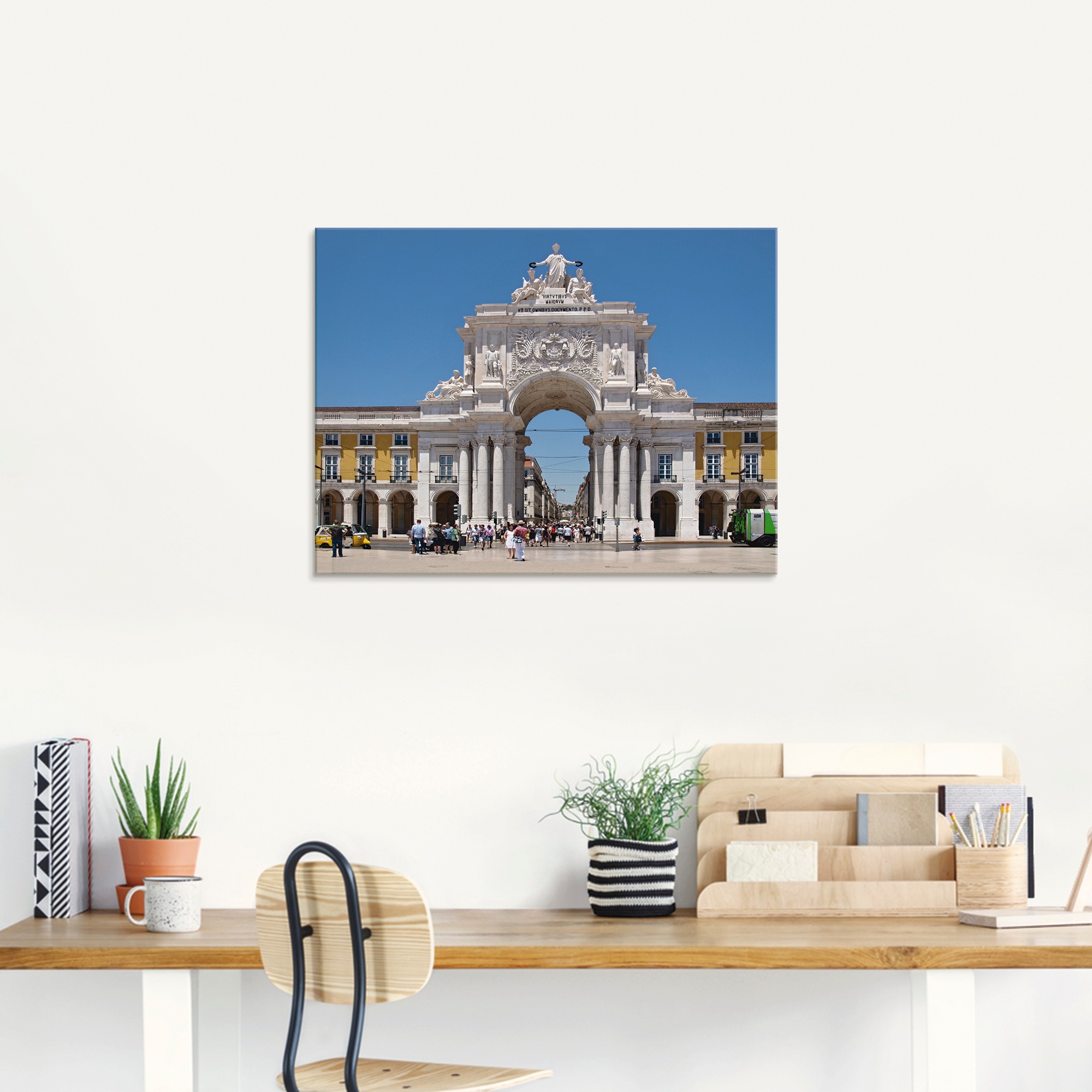 Artland Glasbild »Arco rua Augusta Lissabon«, Gebäude, (1 St.), in verschiedenen Grössen