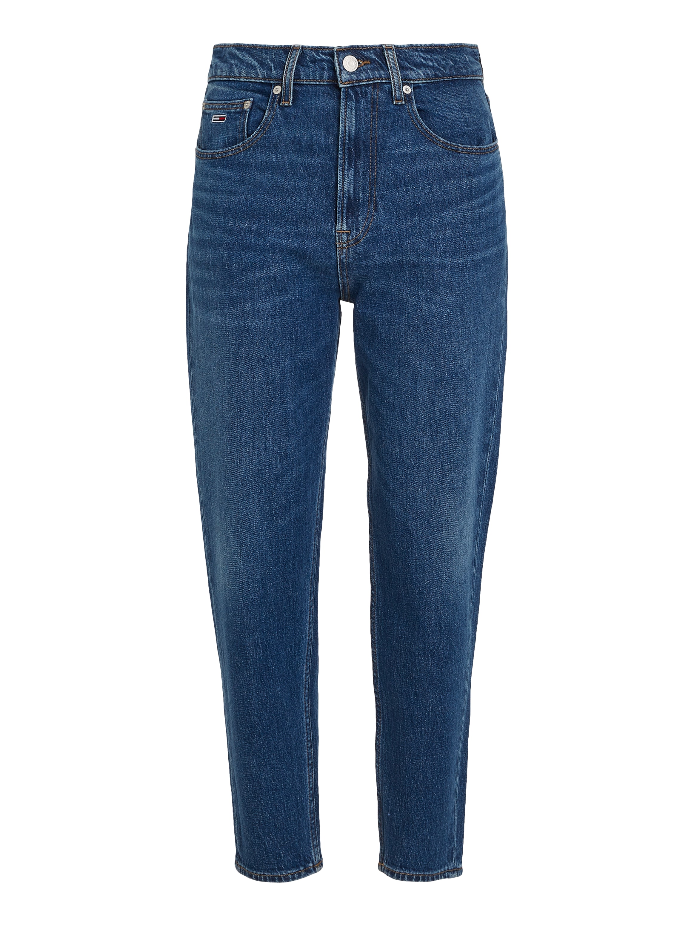 Tommy Jeans Mom-Jeans »High waist - Mom-Jeans Tapered«, mit Logo-Stickereien