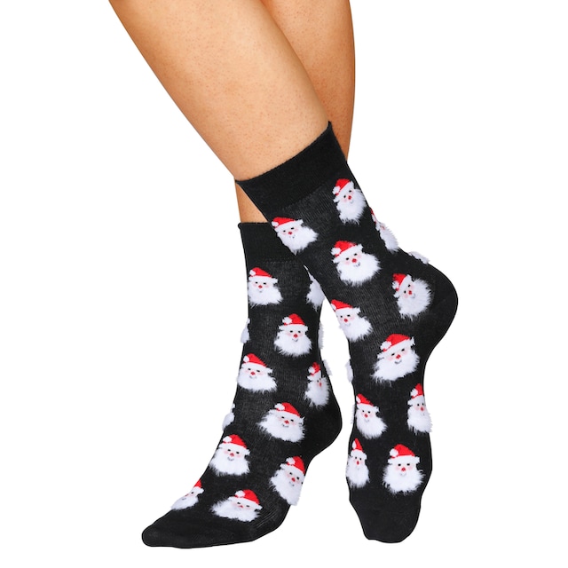 Schweiz kaufen bei mit Jelmoli-Versand Socken, online lustigen H.I.S (3 Paar), Weihnachtsmotiven