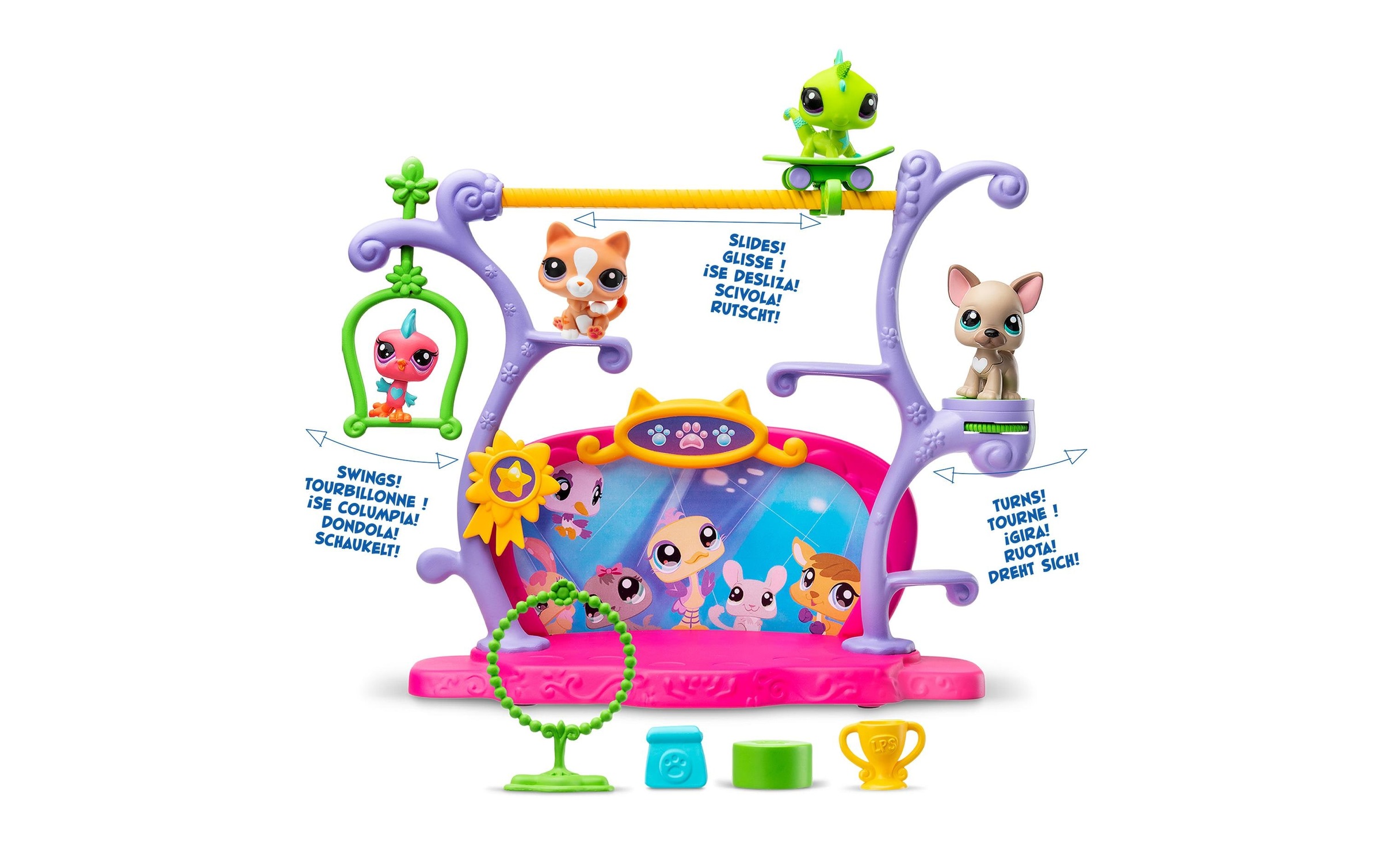 Bandai Spielfigur »Littlest Pet Shop – Coffret Pets Got Talent«