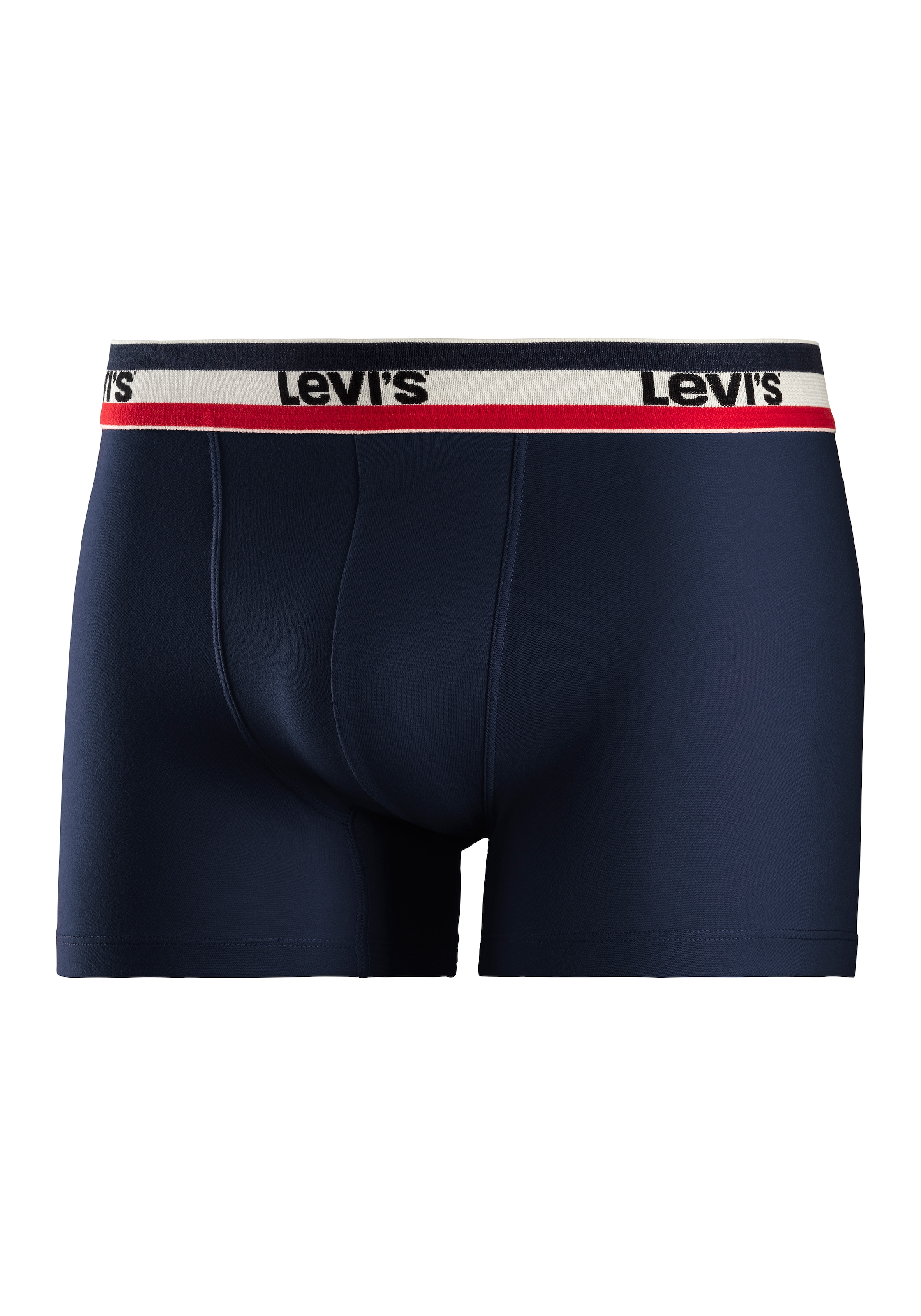 Levi's® Boxer, (Packung, 3er-Pack), mit kontrastierendem Logo-Bund