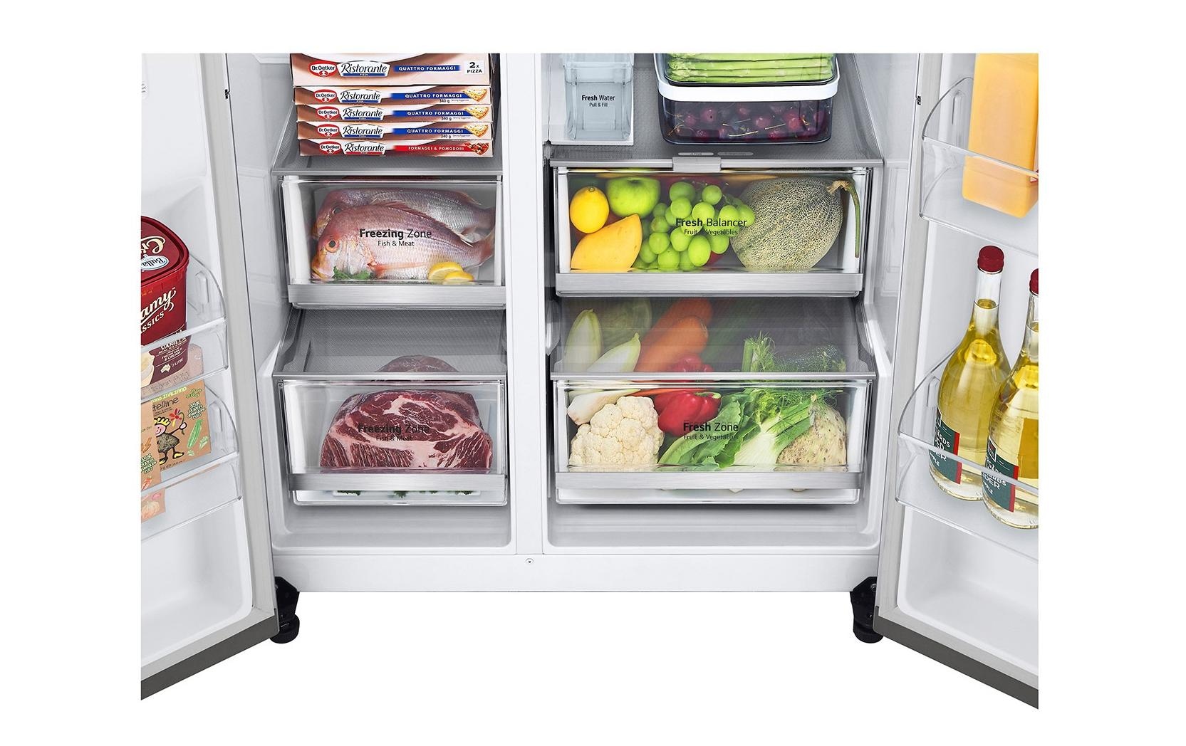 LG Side-by-Side »GSJV71PZLE Platinum S«