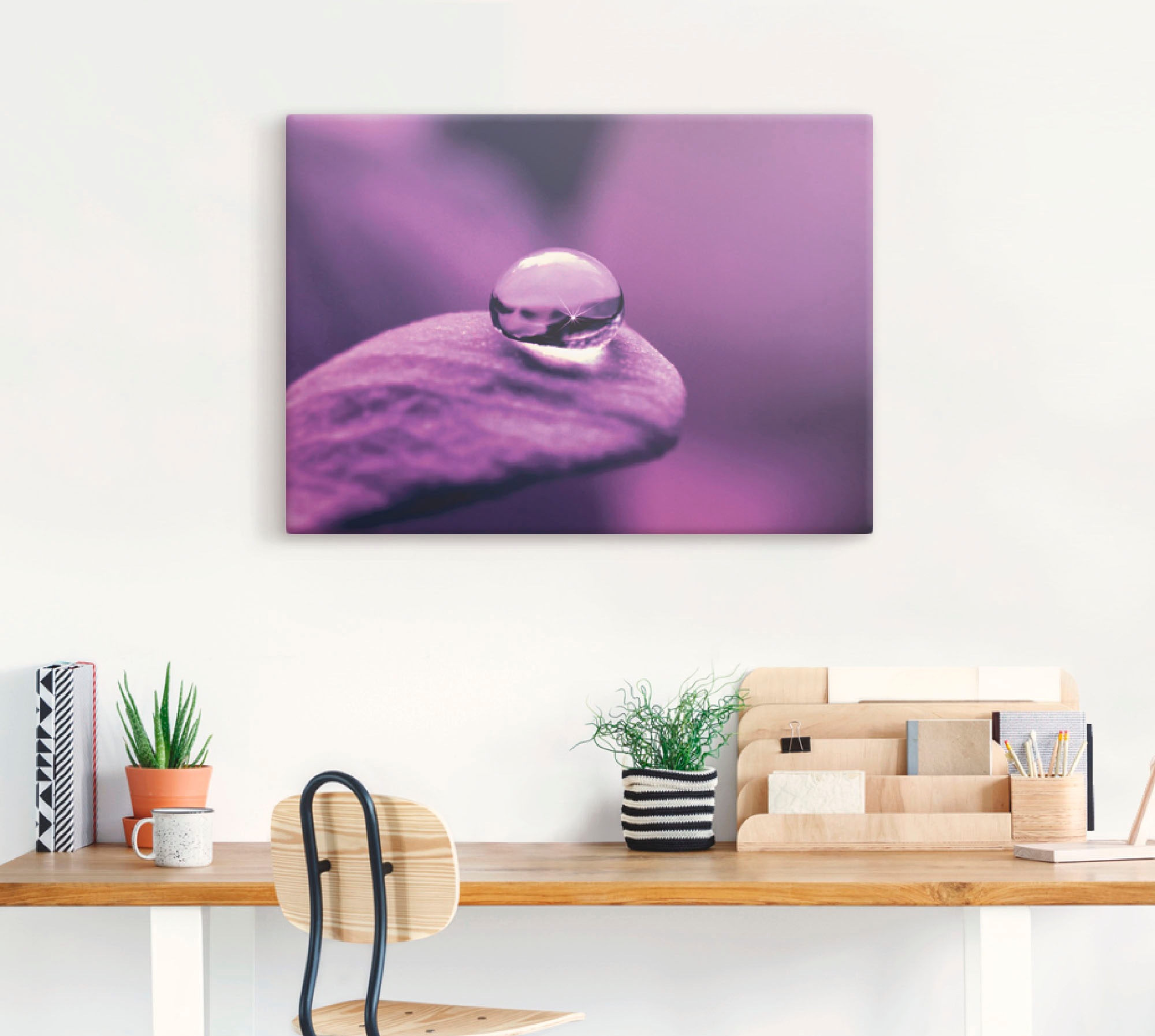 Artland Wandbild »Amethyst«, Blumen, (1 St.), als Leinwandbild, Poster, Wandaufkleber in verschied. Grössen