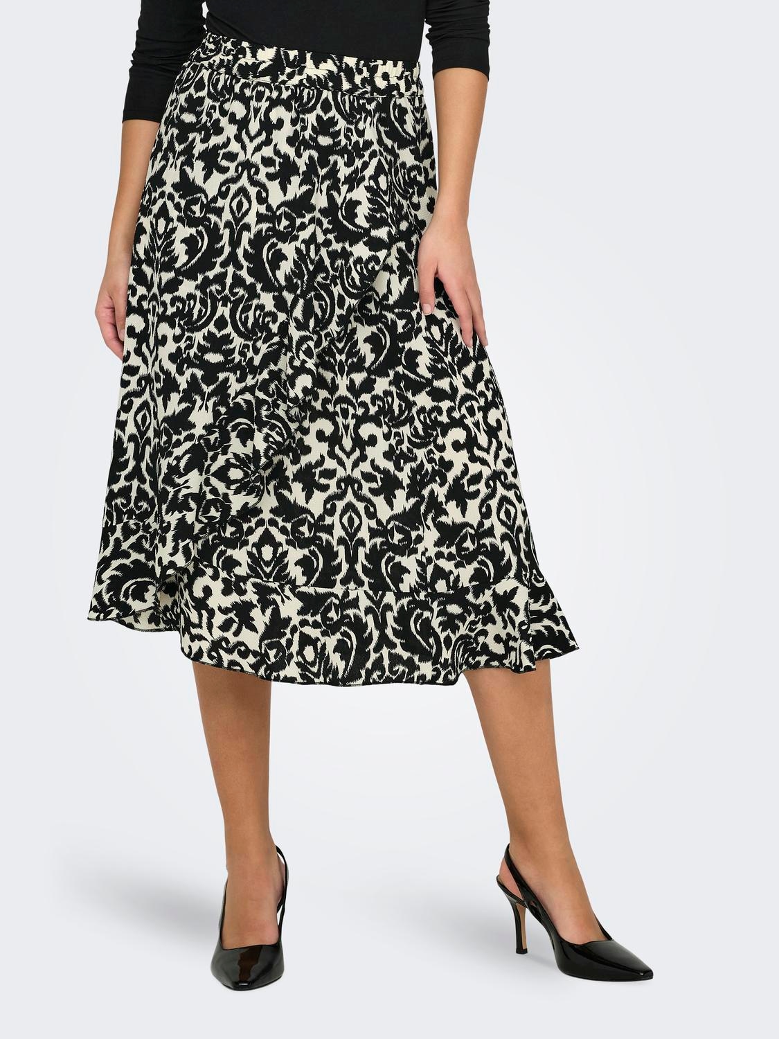 Wickelrock »ONLCARLY FLOUNCE LONG SKIRT«