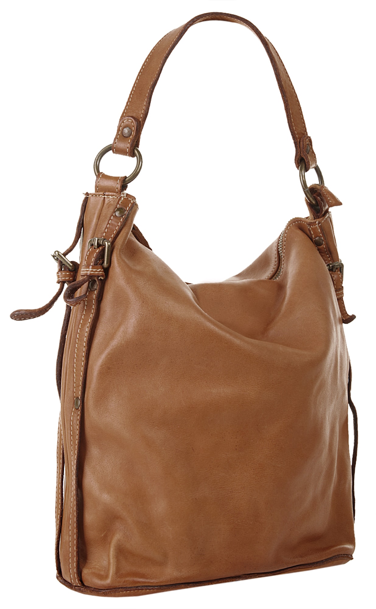 Cluty Umhängetasche "CLUTY Damen echt Leder, Made in Italy" echt Leder, Made in Italy